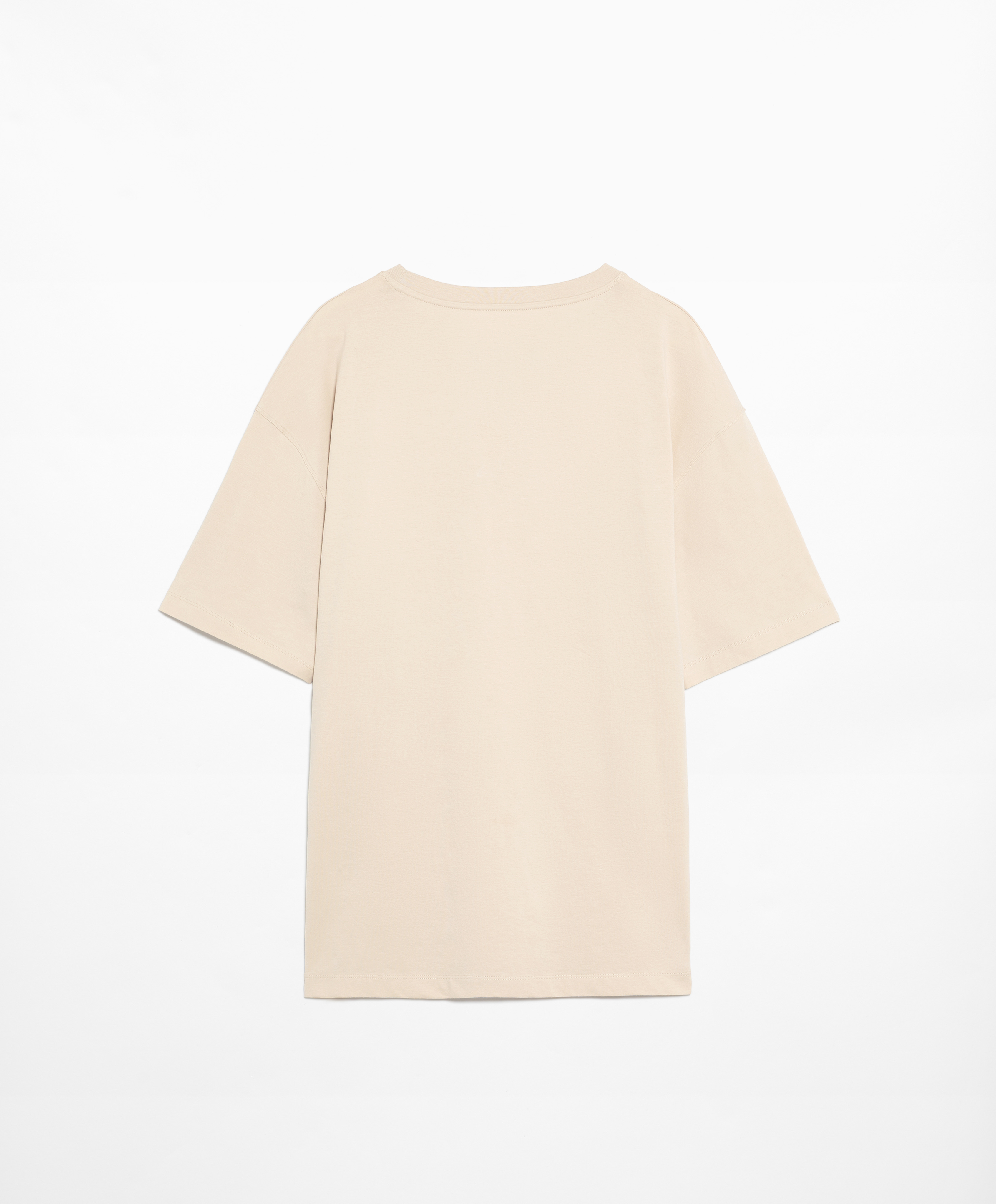 Short sleeve cotton blend T-shirt