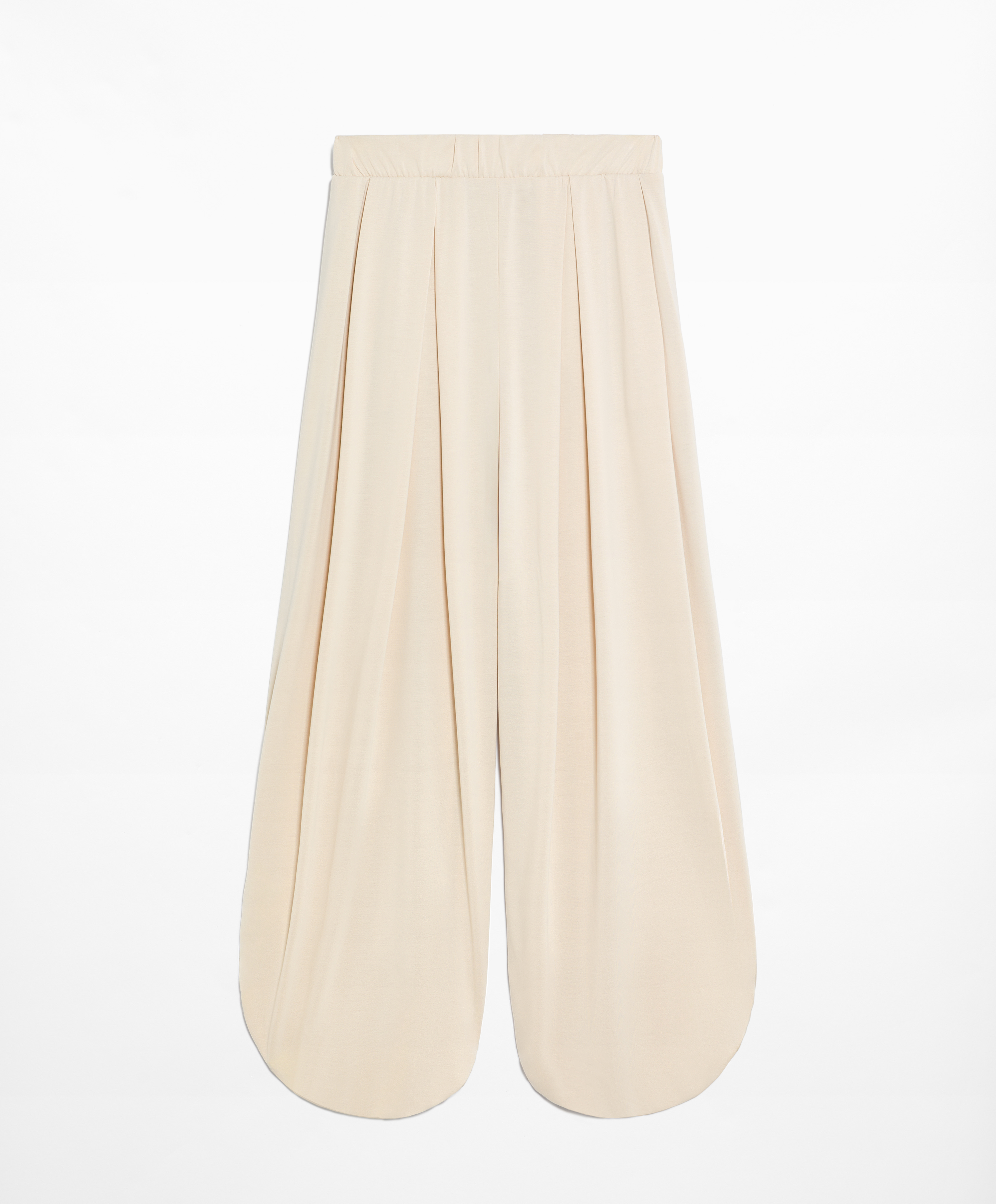 Modal blend wide-leg trousers