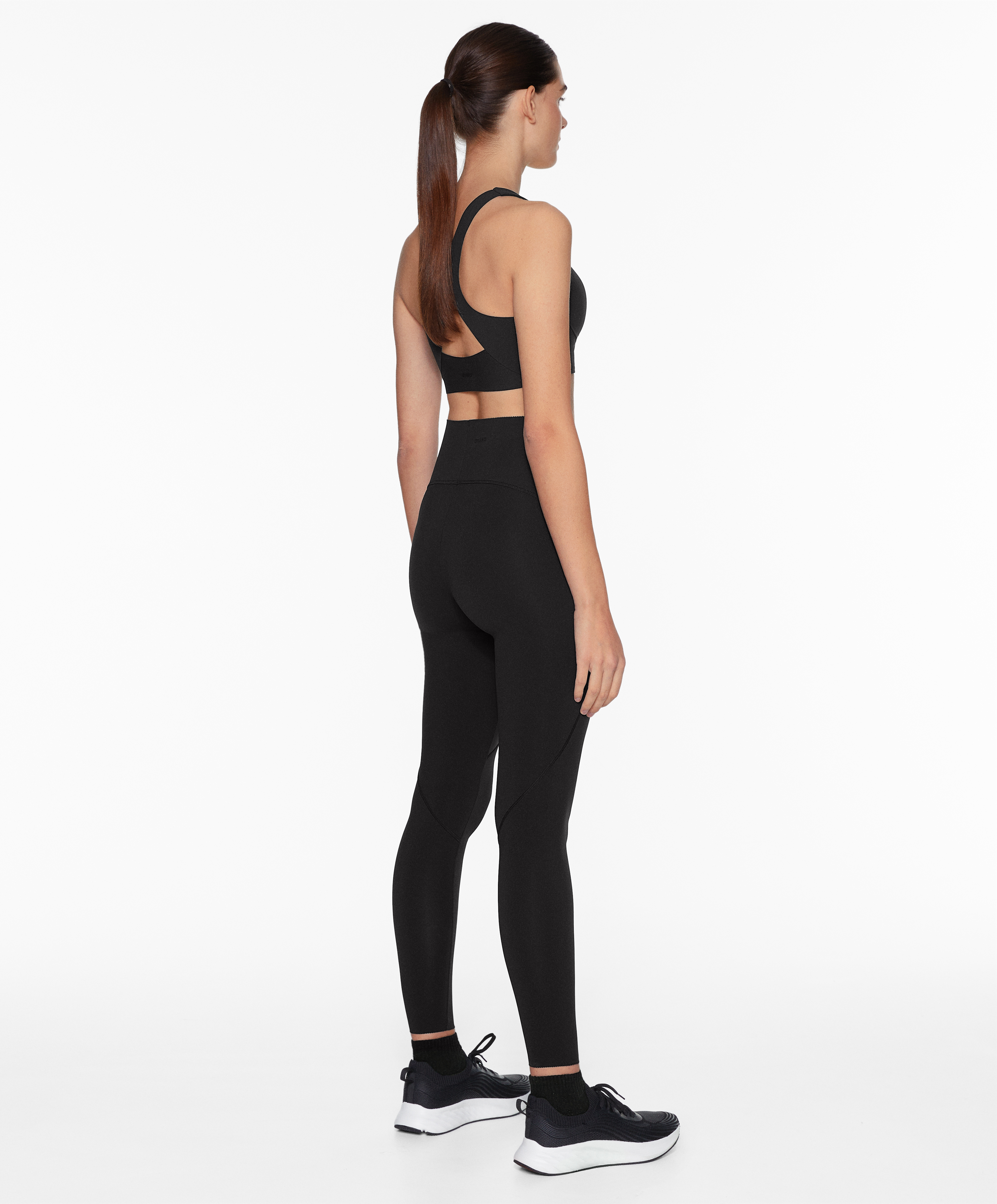 Medium-support compressive bra