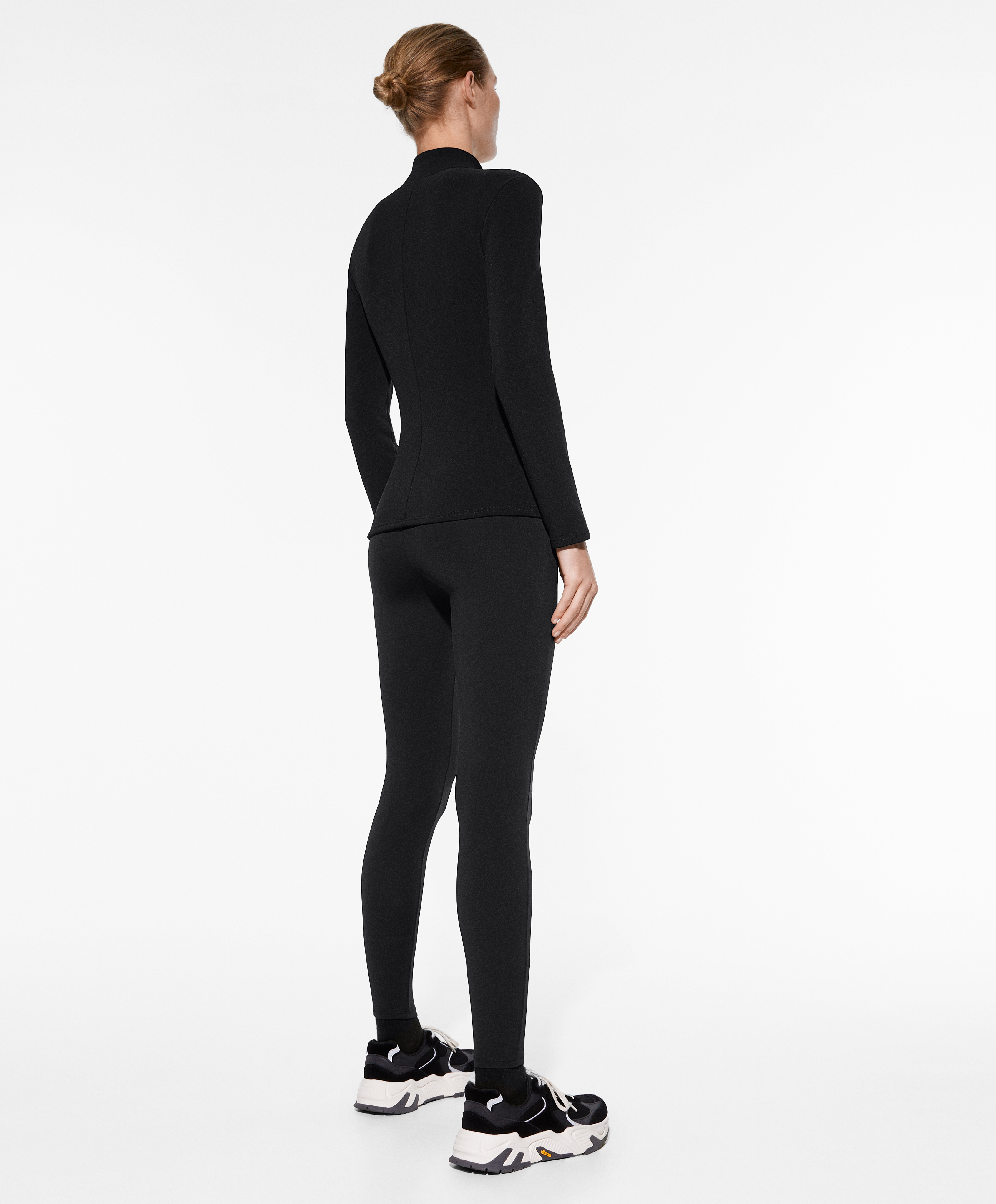 Super-extra-warm seamless technical jacket