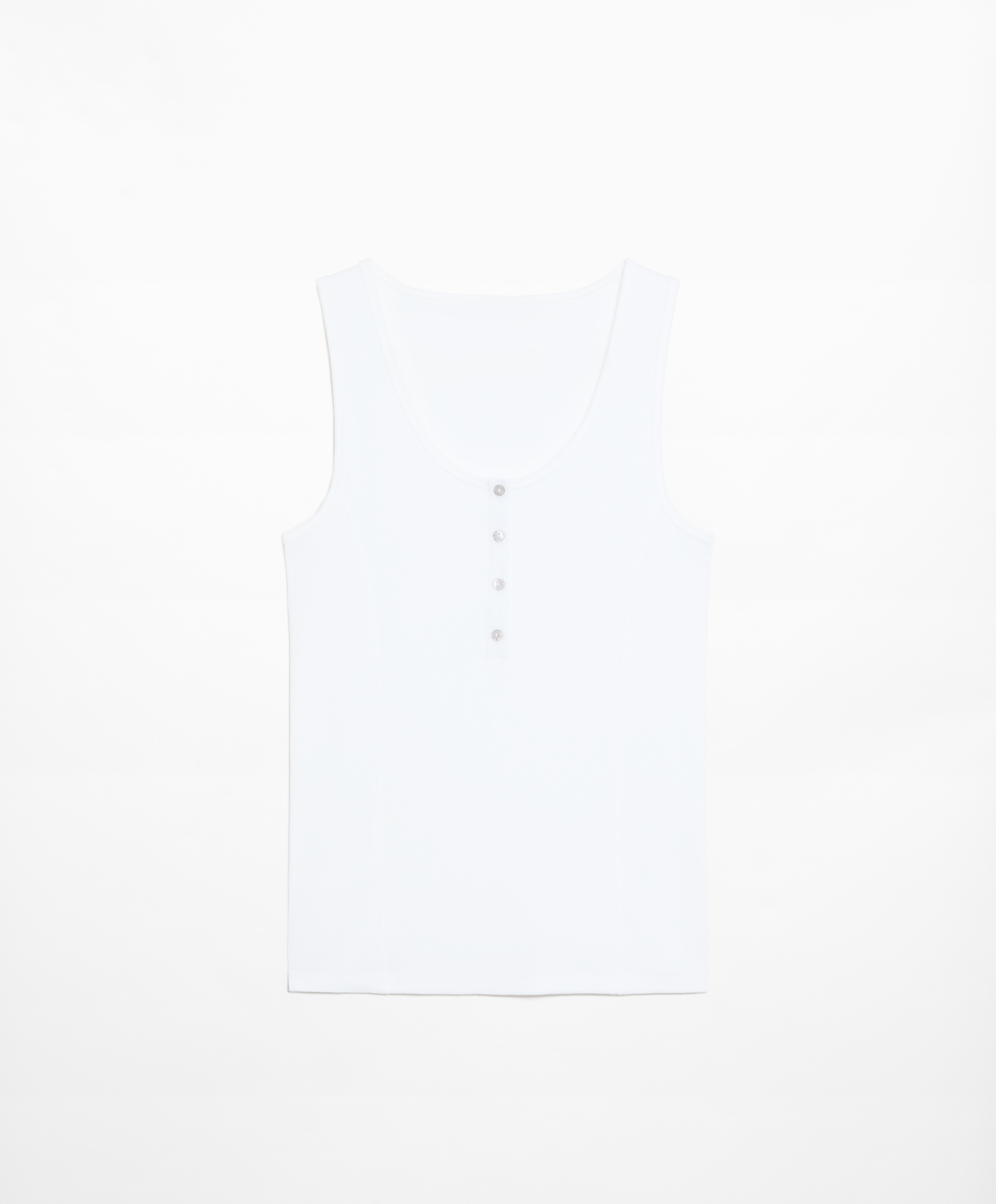 Sleeveless T-shirt with cotton and modal