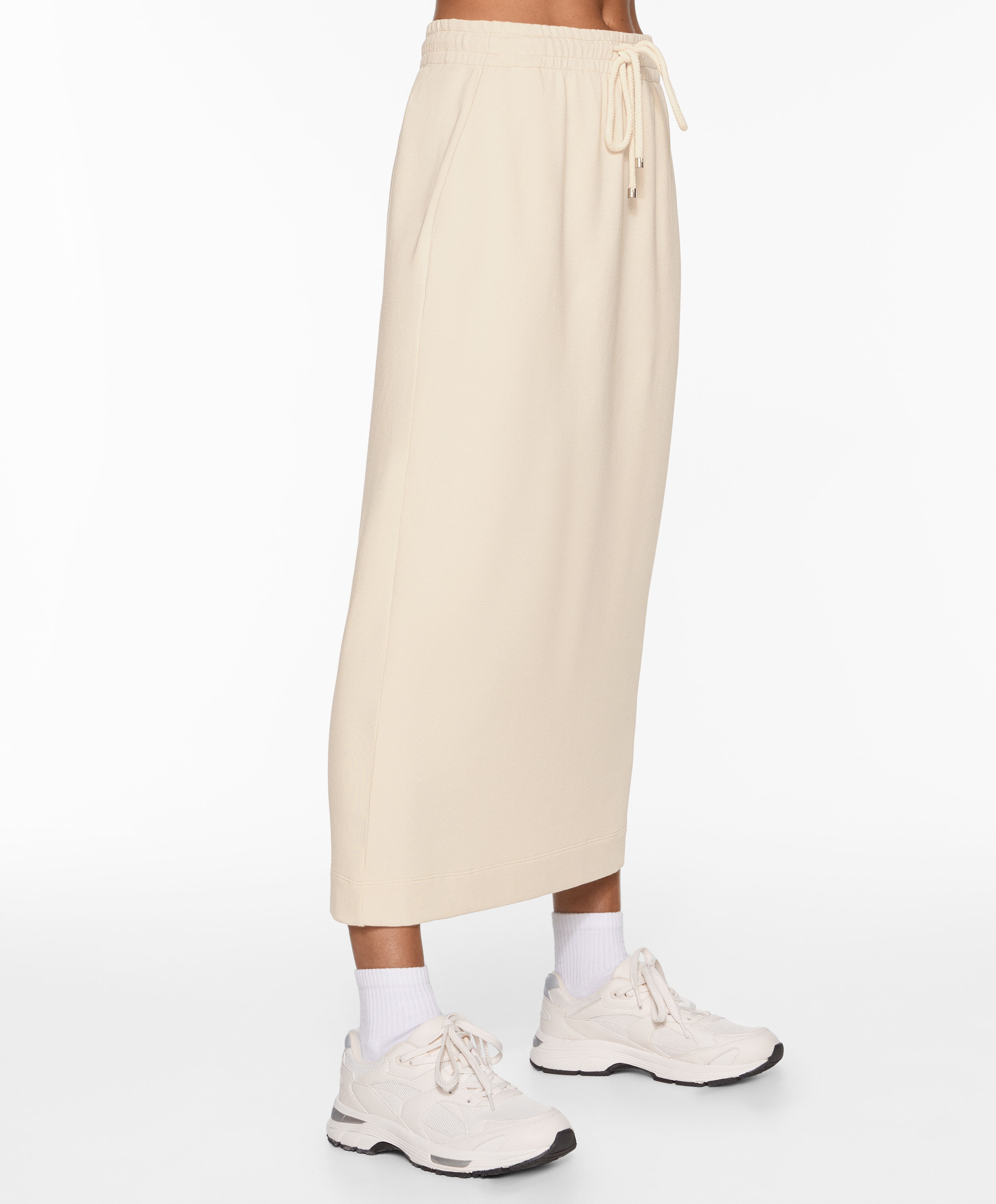 Midi skirt with modal