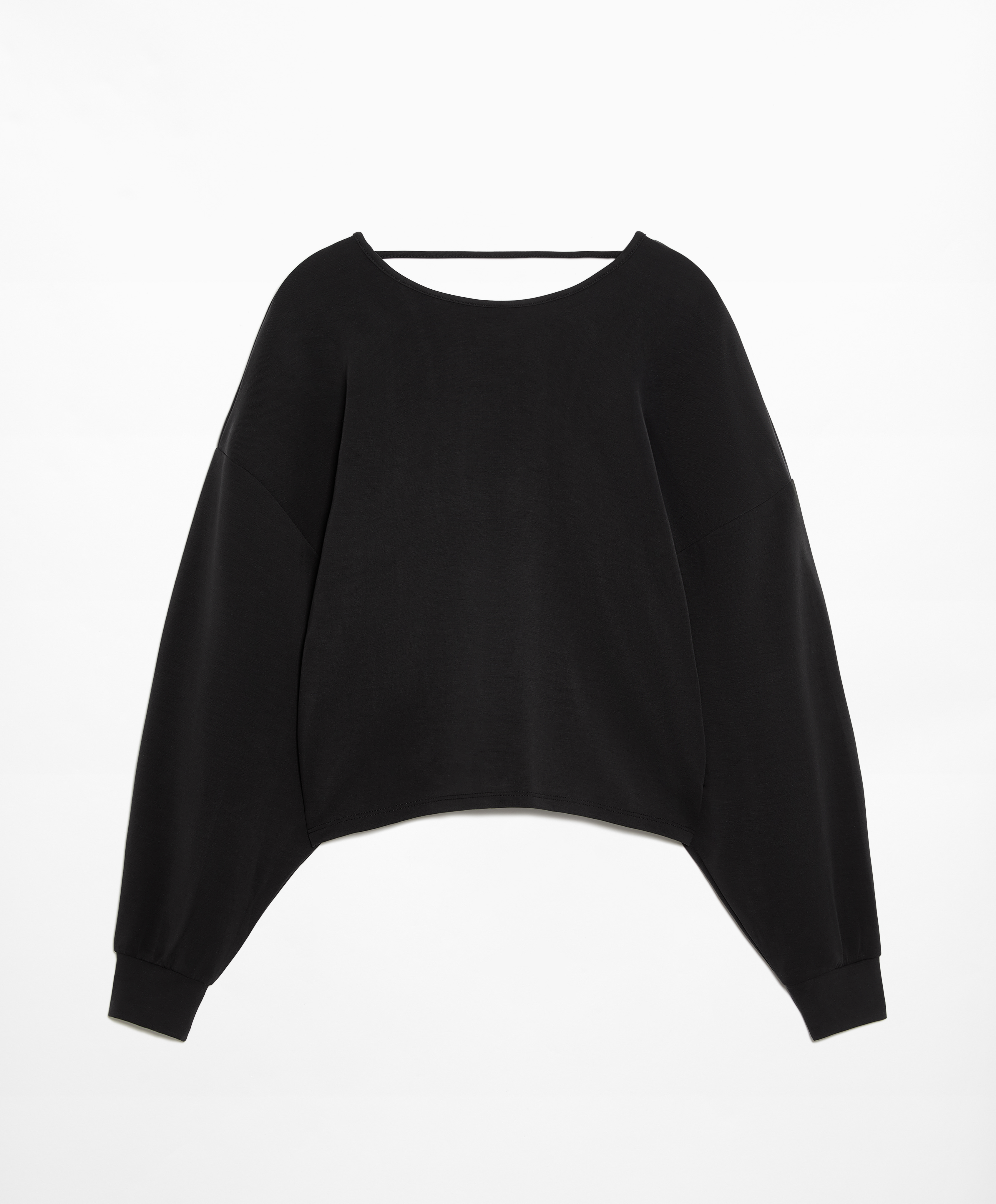 Wrap sweatshirt with modal
