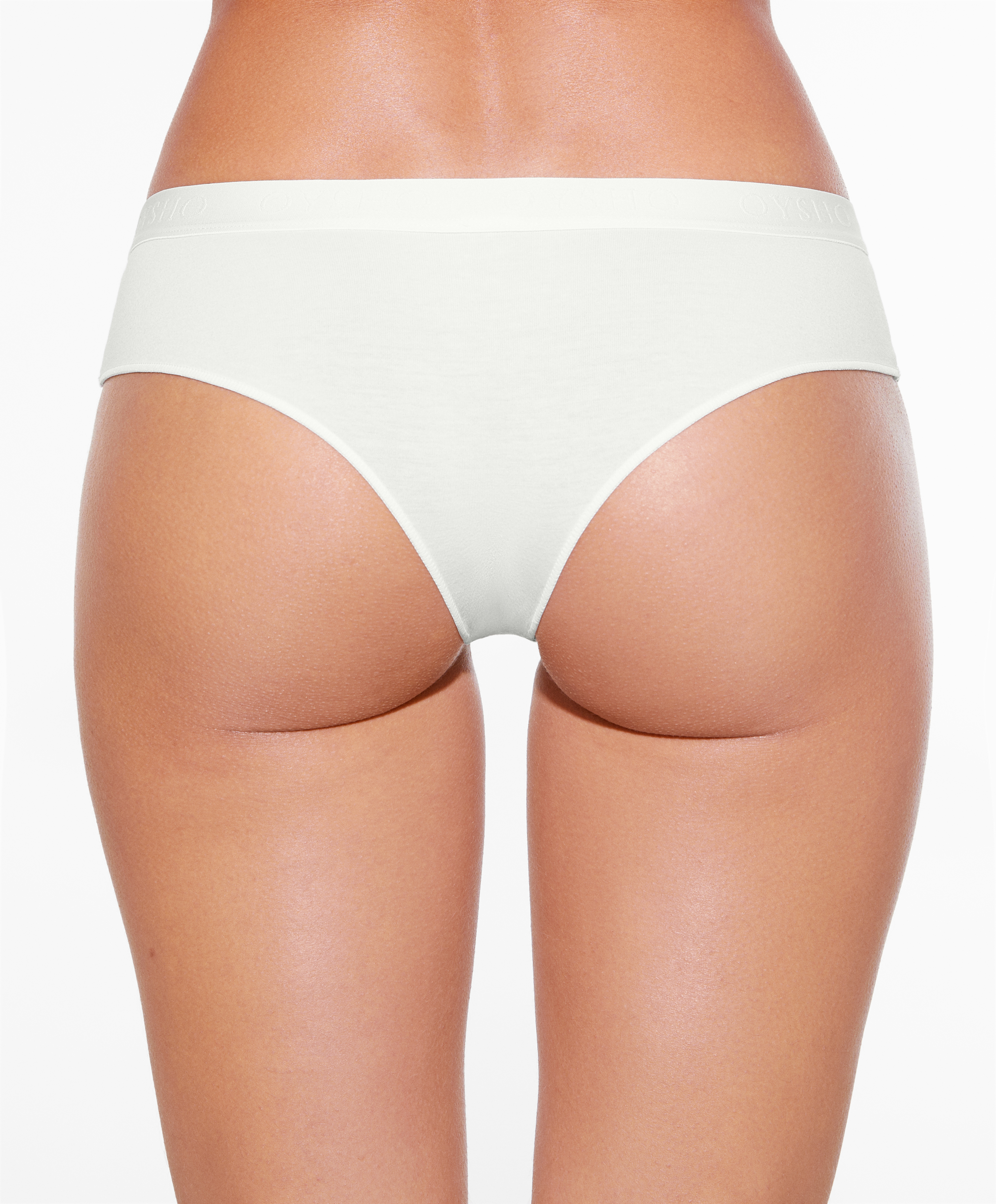 3 comfort cotton blend cheeky briefs with logo