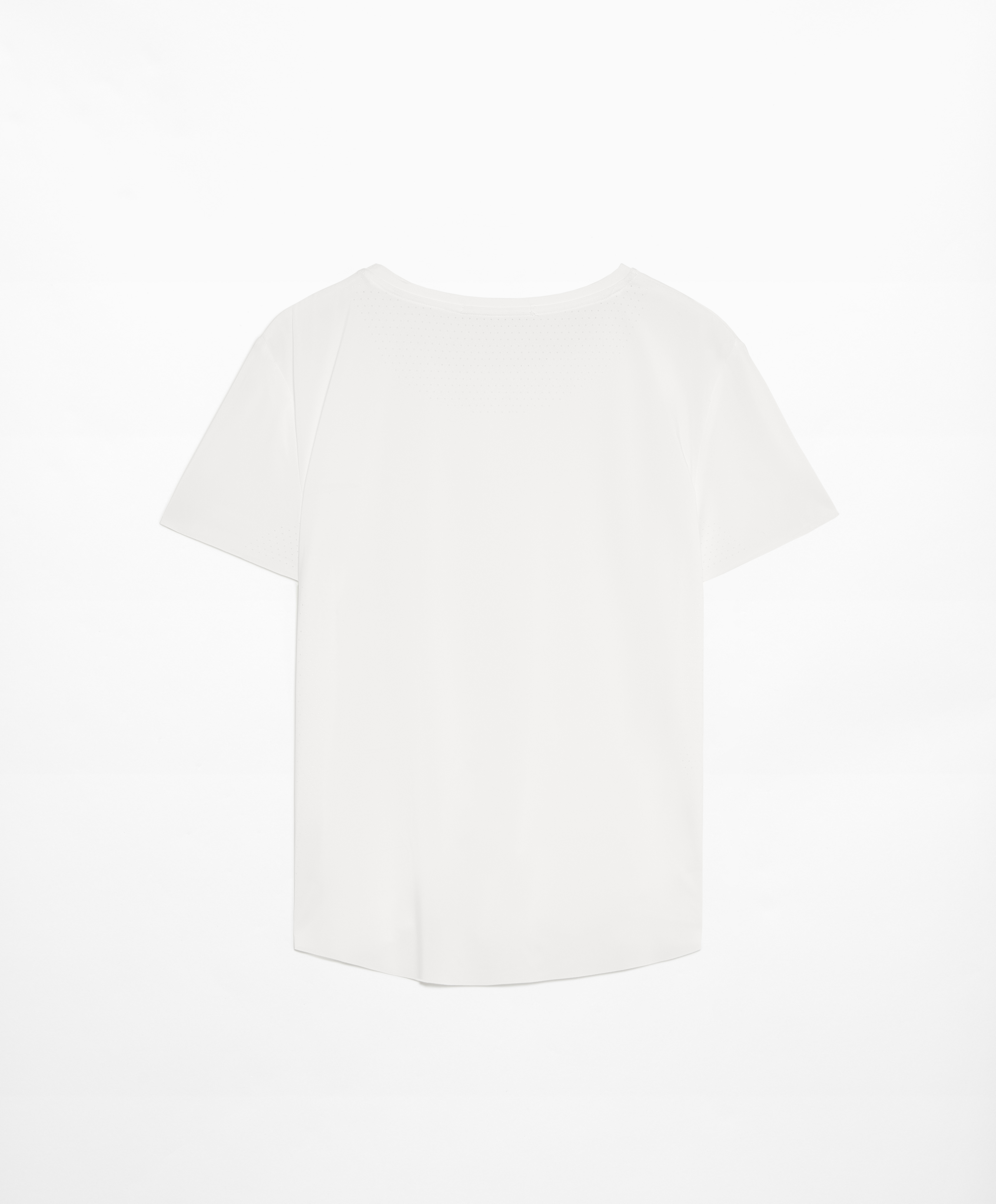 Fitted short-sleeved technical T-shirt