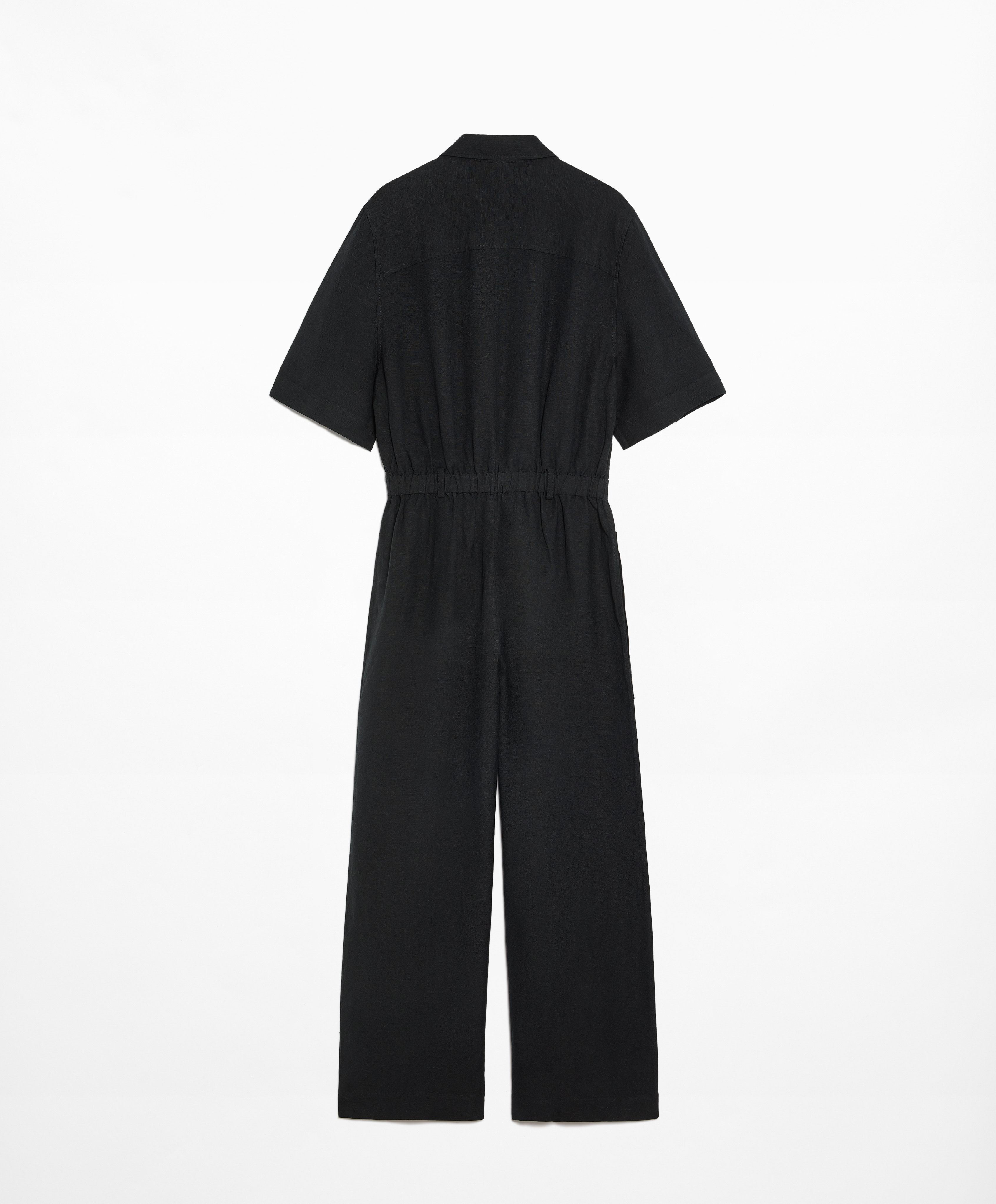 Linen blend jumpsuit