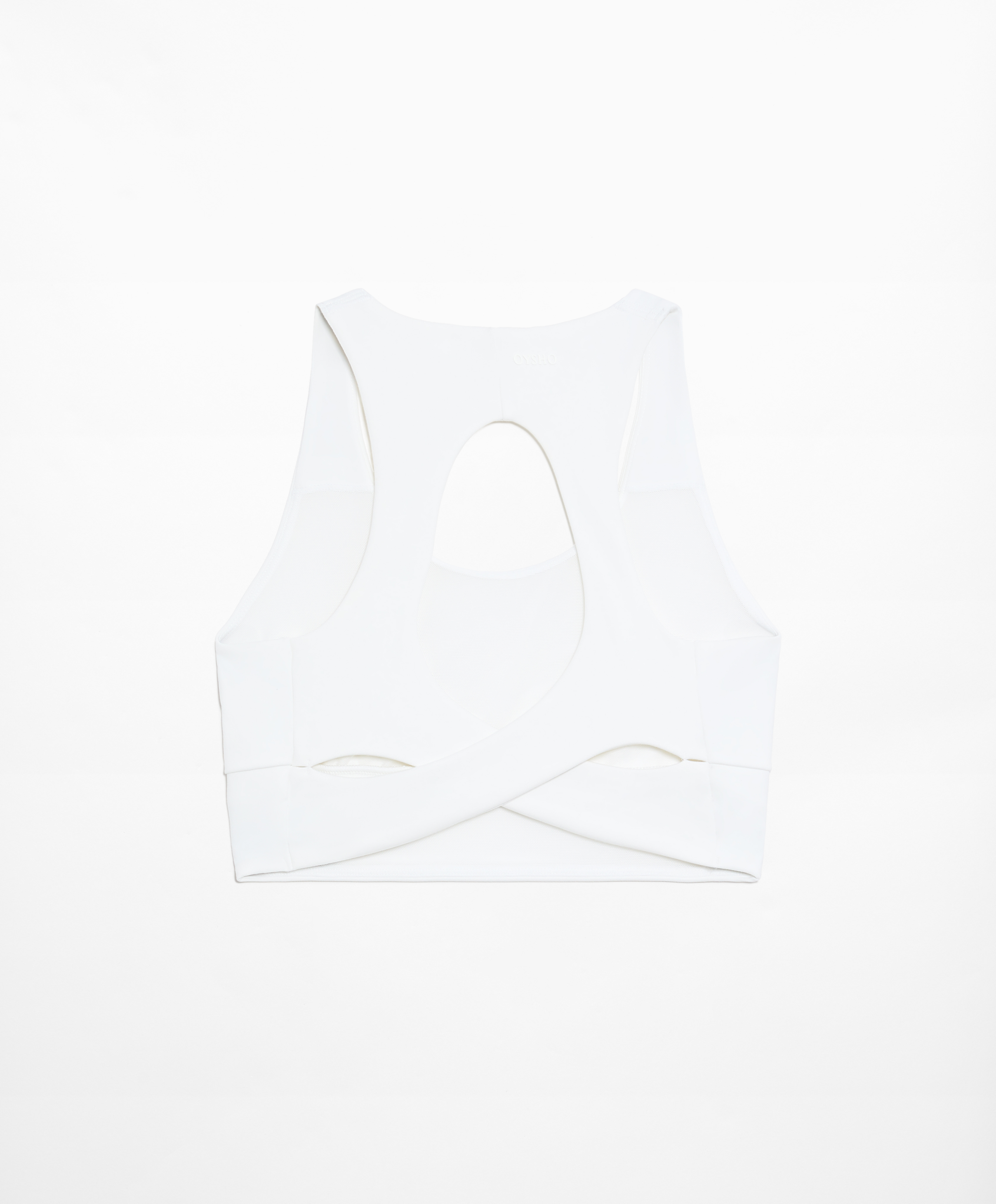 Medium-support comfortlux open-back sports bra with cups