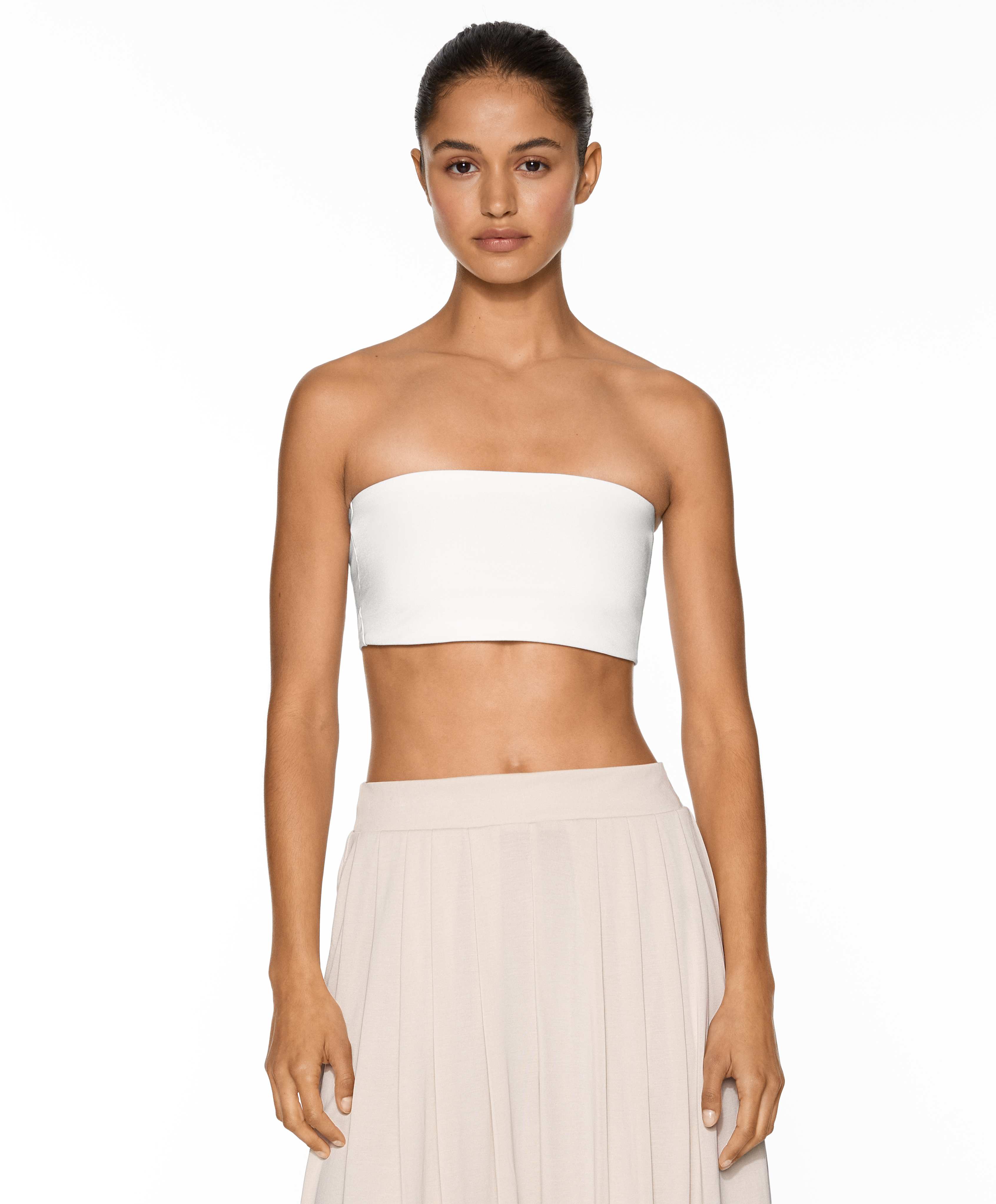 Bandeau bra with modal