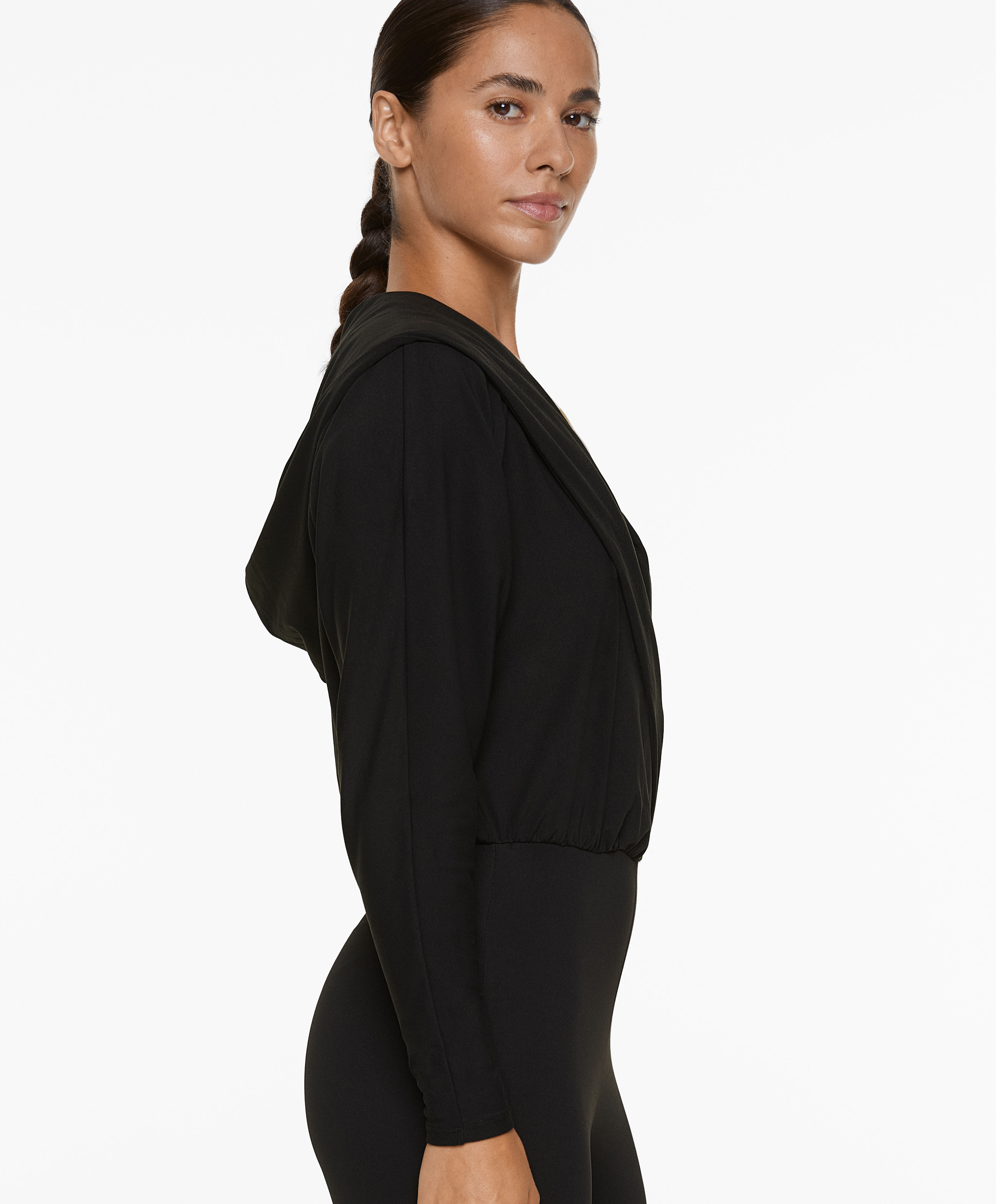 Comfortlux hooded short jumpsuit