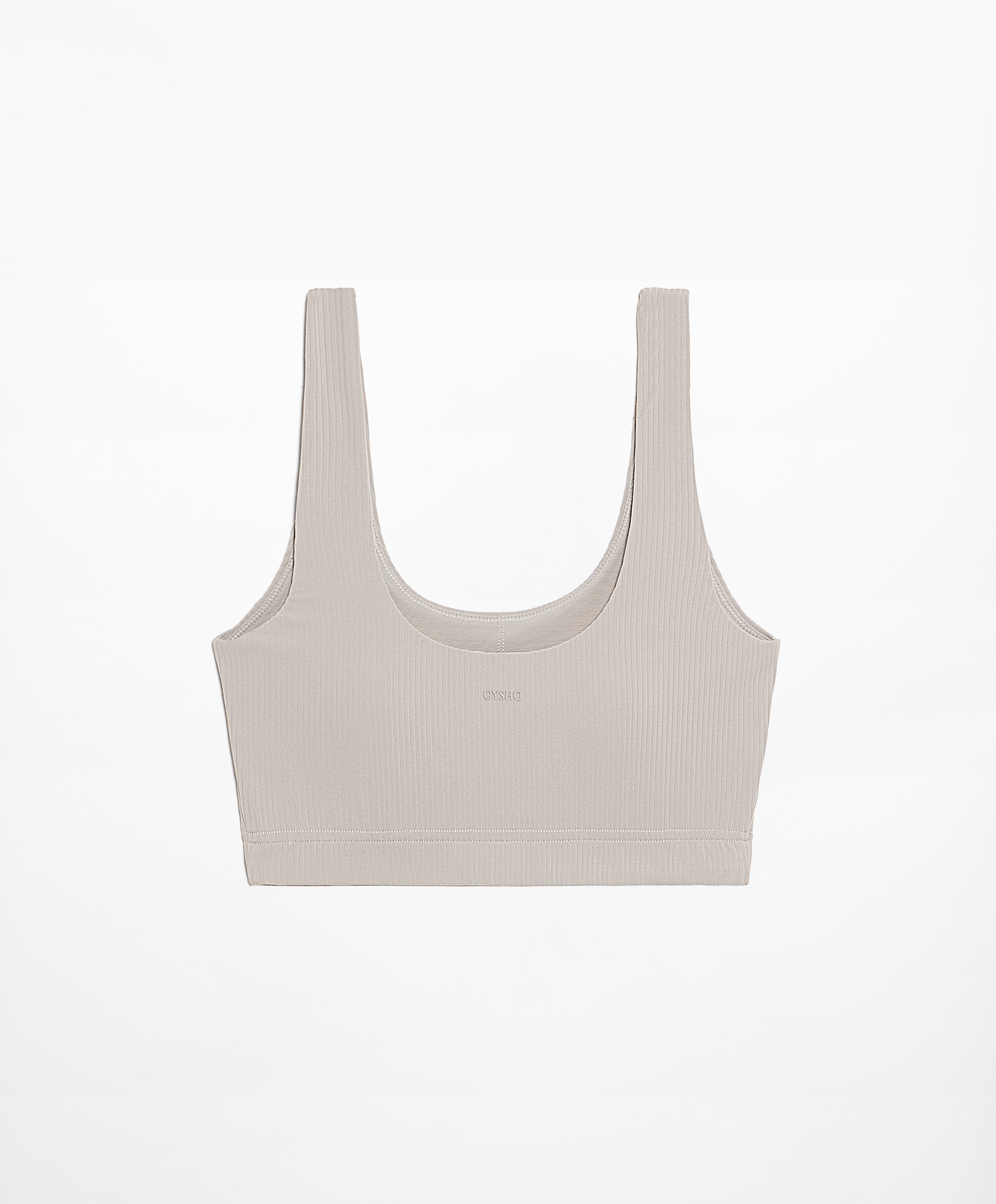 Medium-support comfortlux rib sports bra with cups