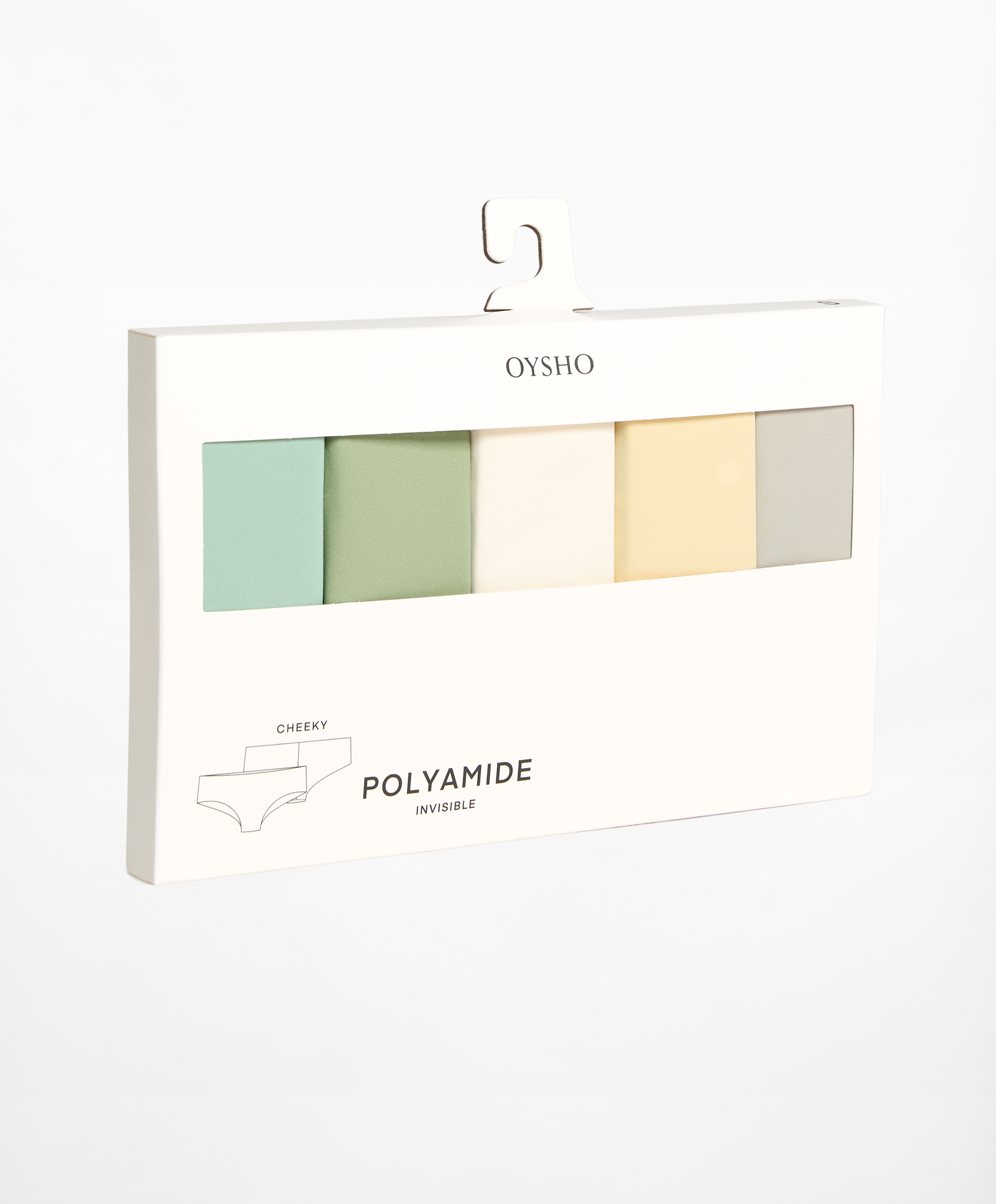 5 laser-cut polyamide blend cheeky briefs