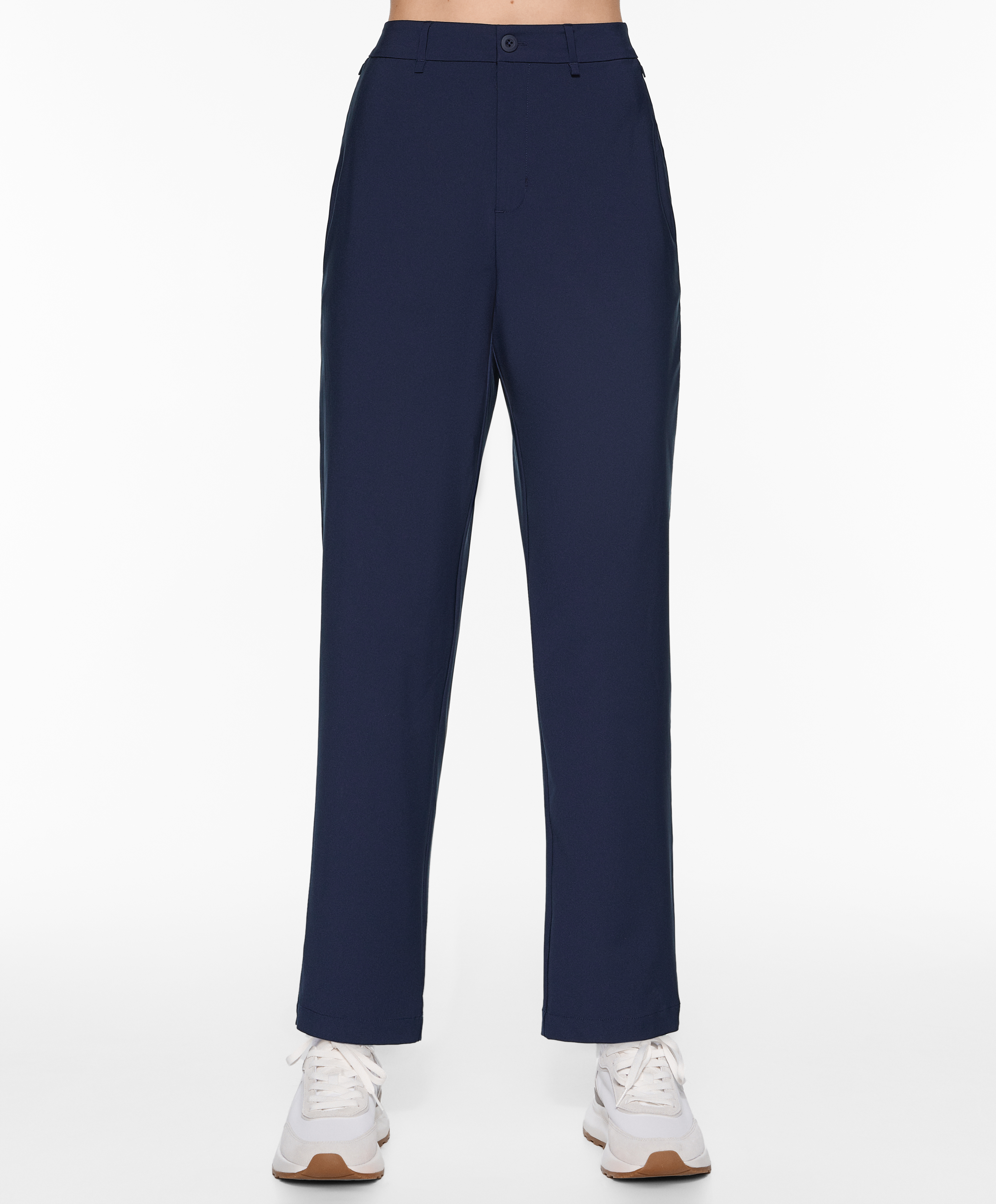 Straight-leg technical trousers