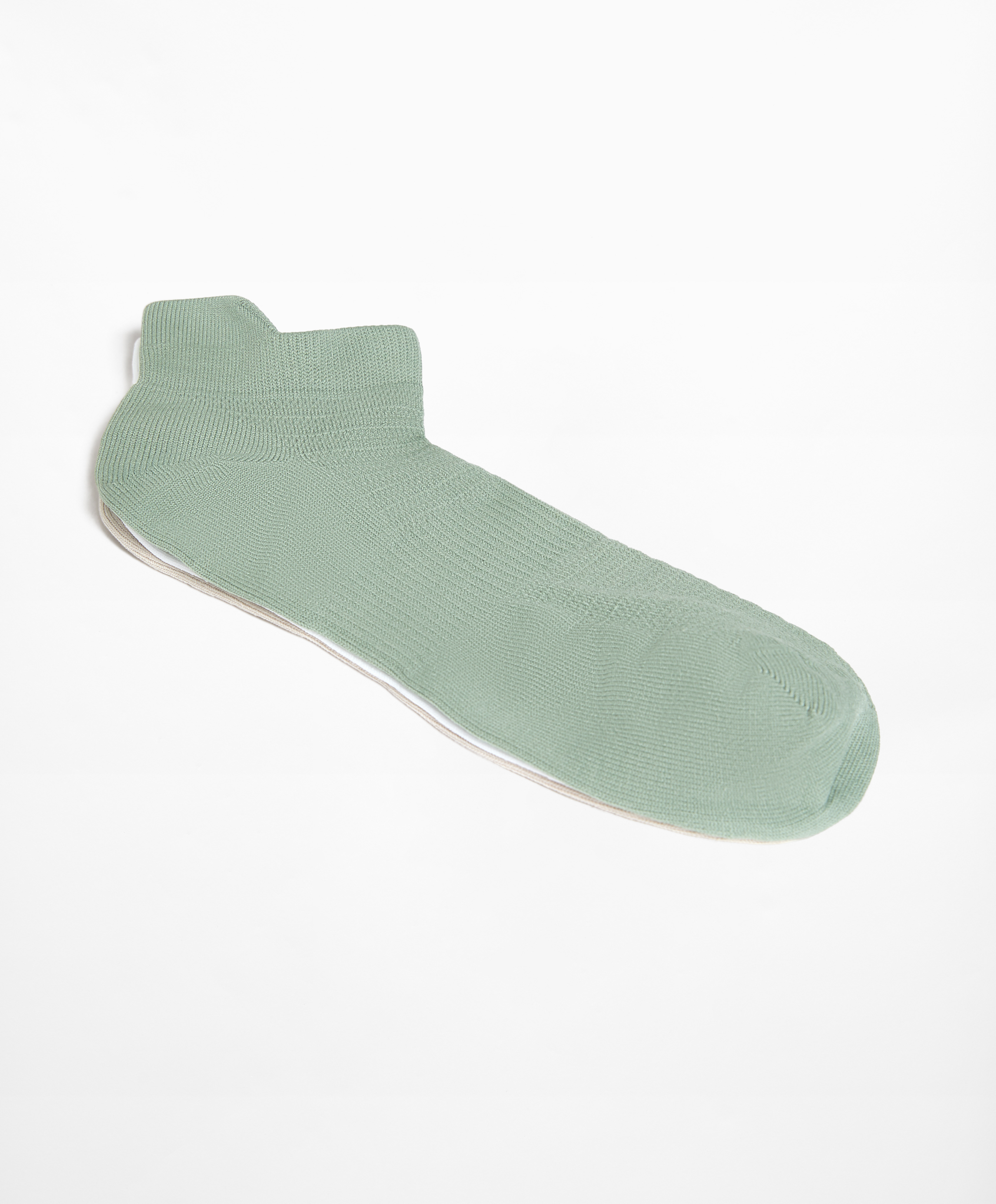 3 pairs of sports sneaker socks with polyamide and heel tab