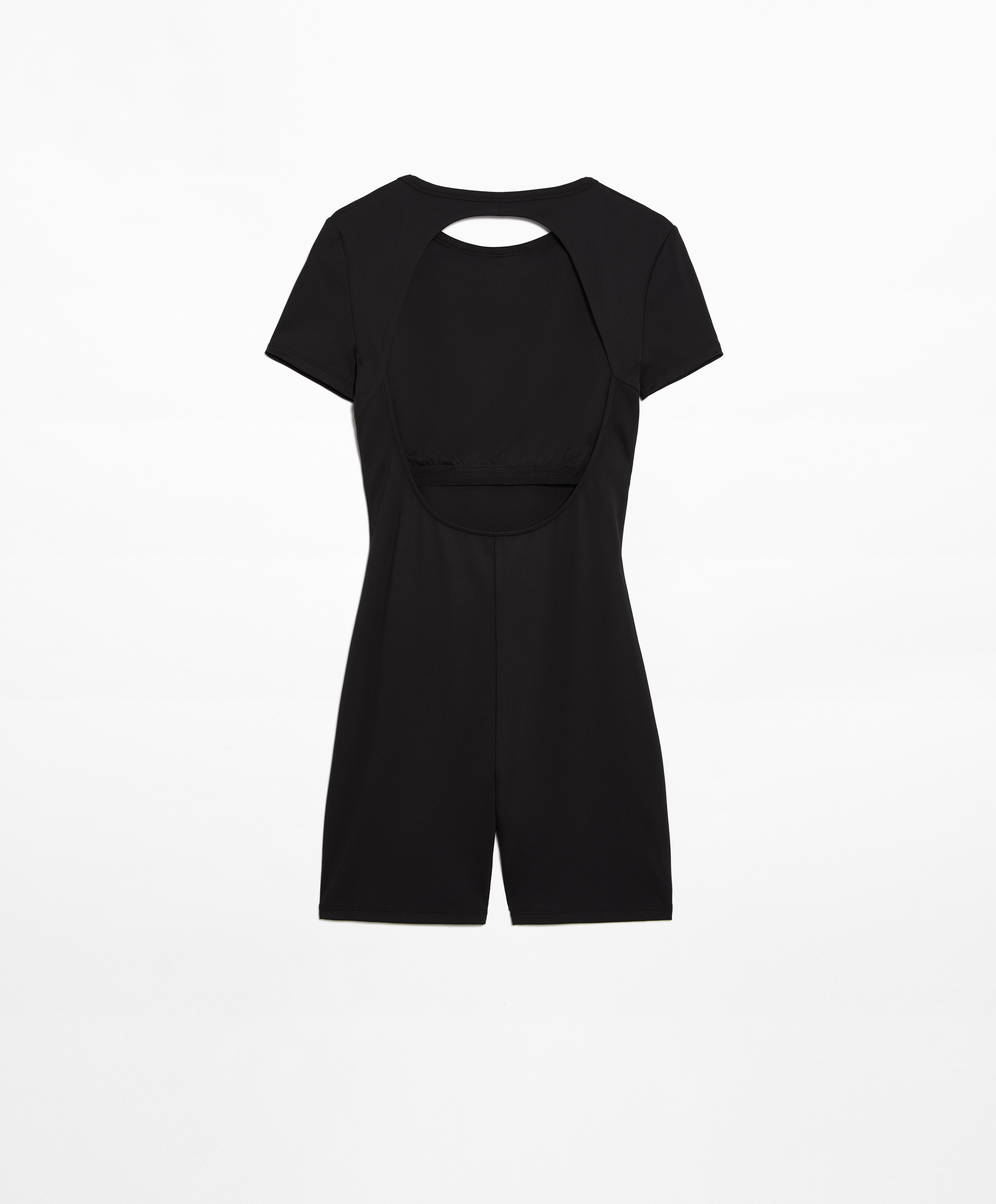 Open-back Comfortlux short jumpsuit