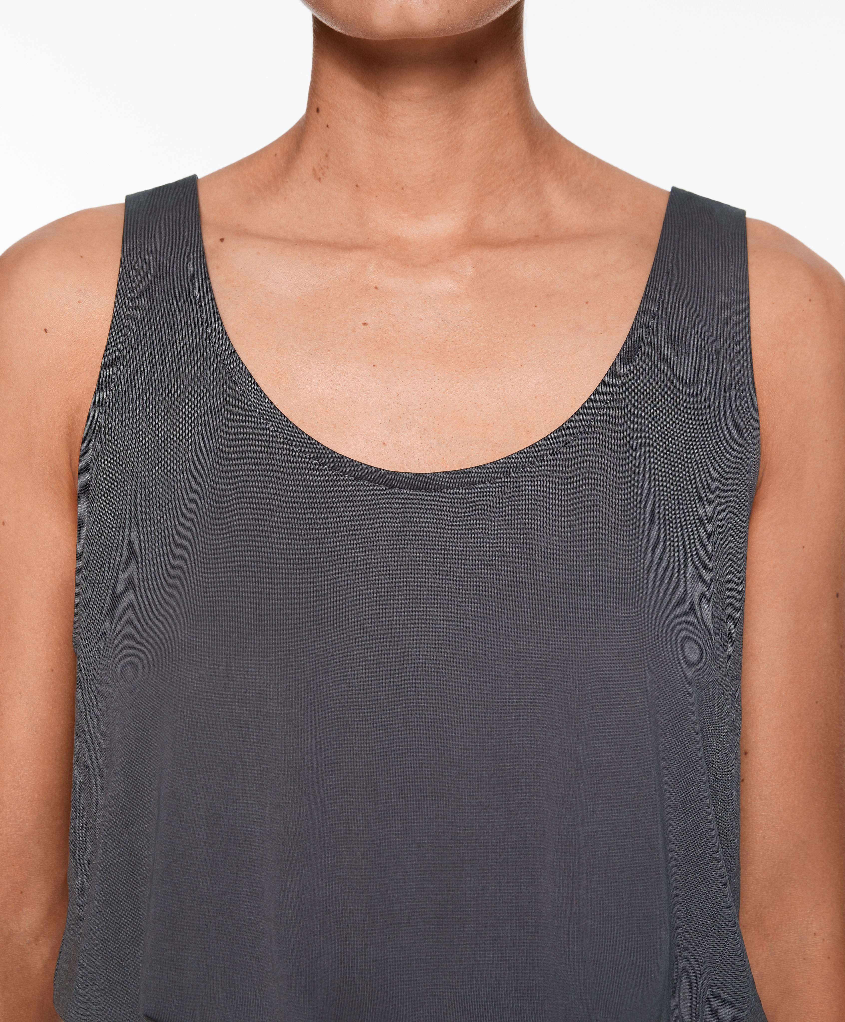 Short modal blend jumpsuit