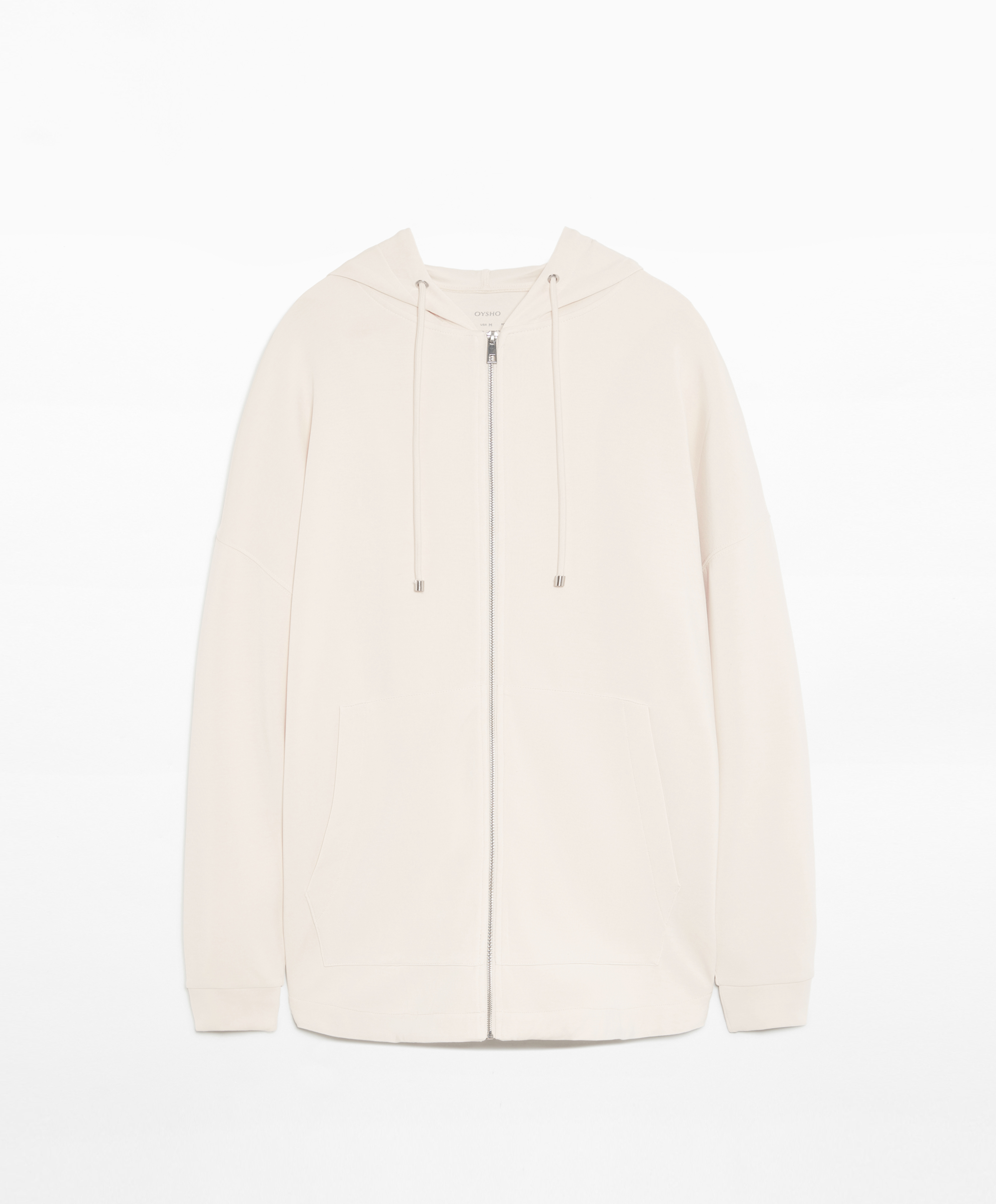 Oversize jacket with modal