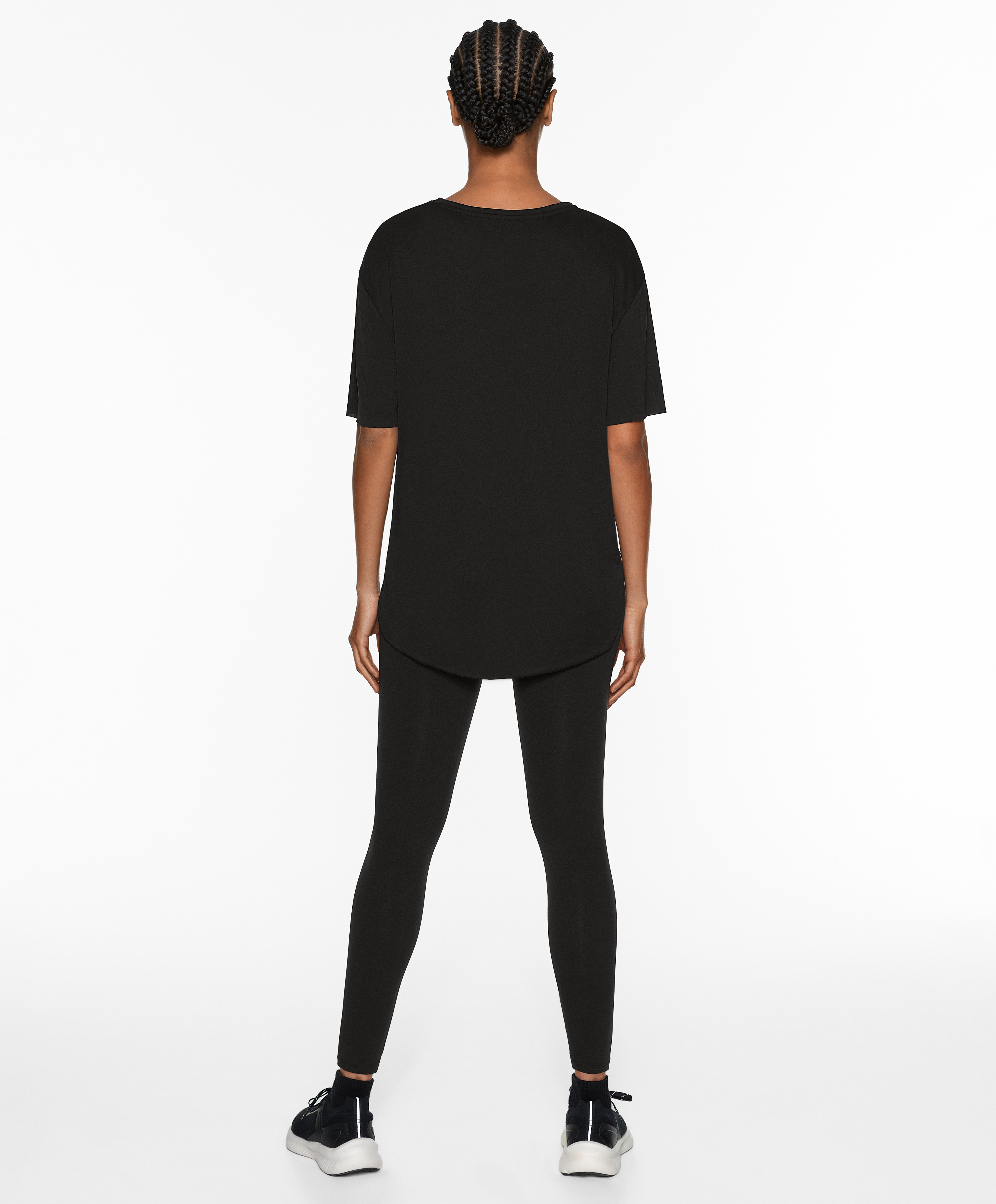 Modal blend short-sleeved T-shirt