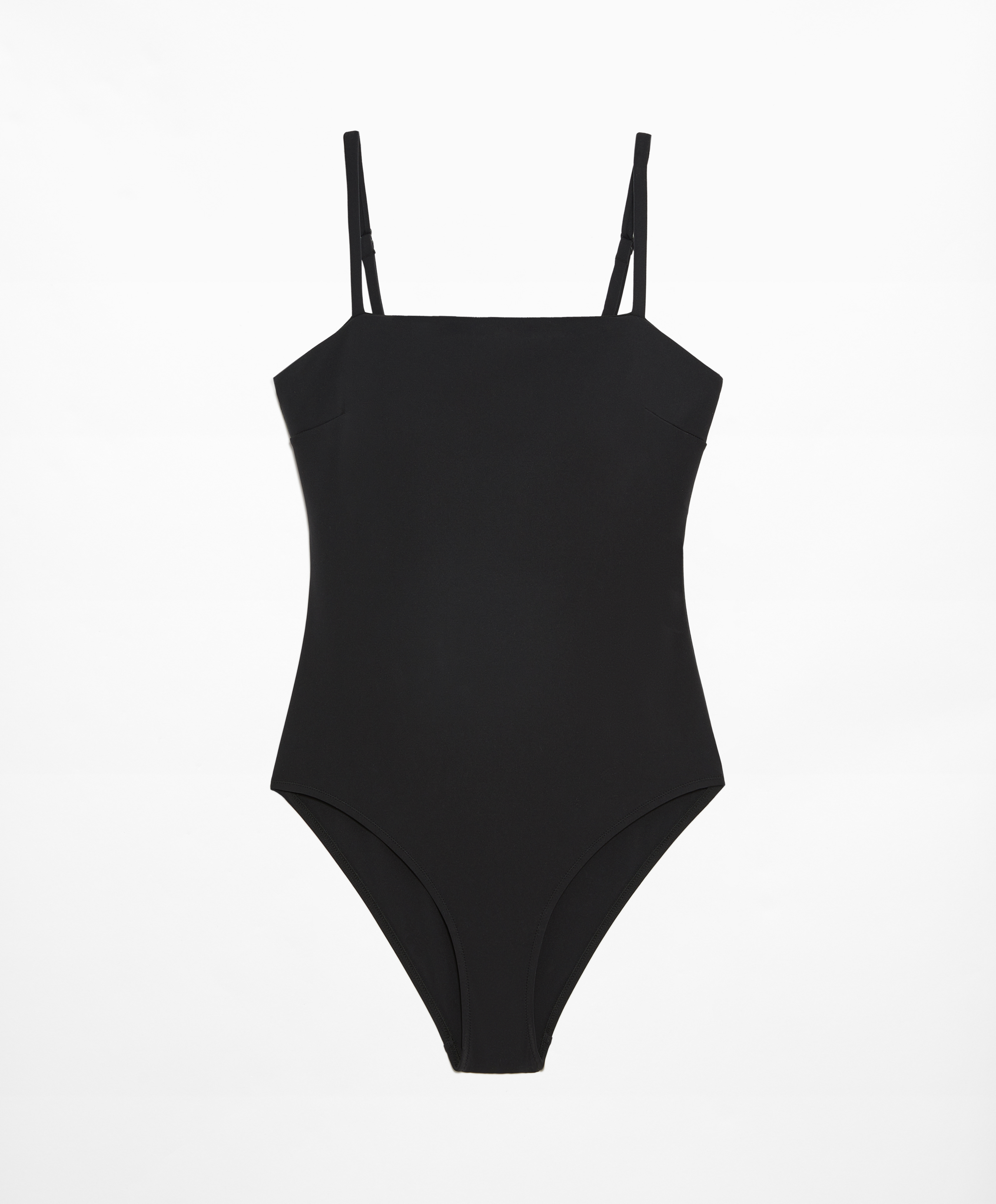 Compressive bandeau swimsuit