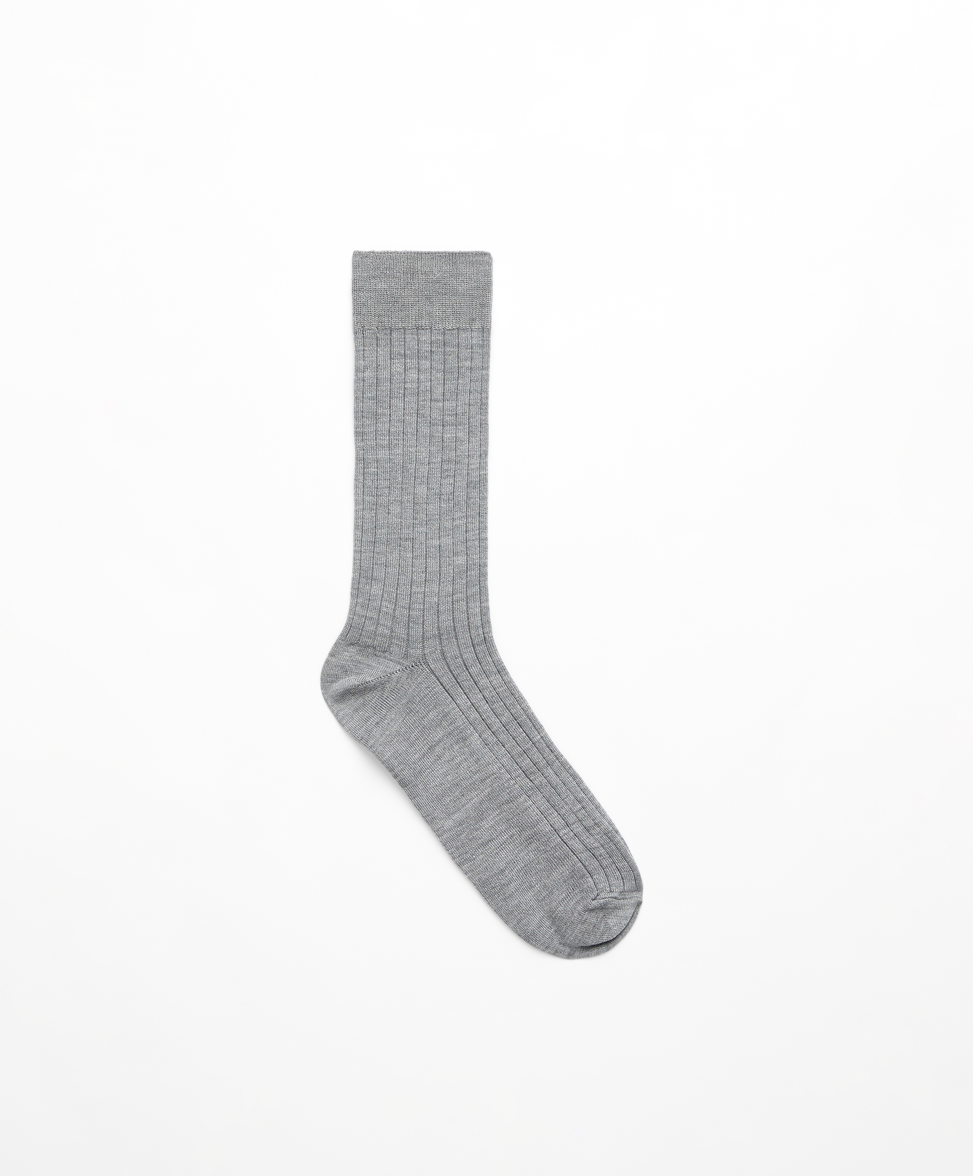 Rib silk classic socks