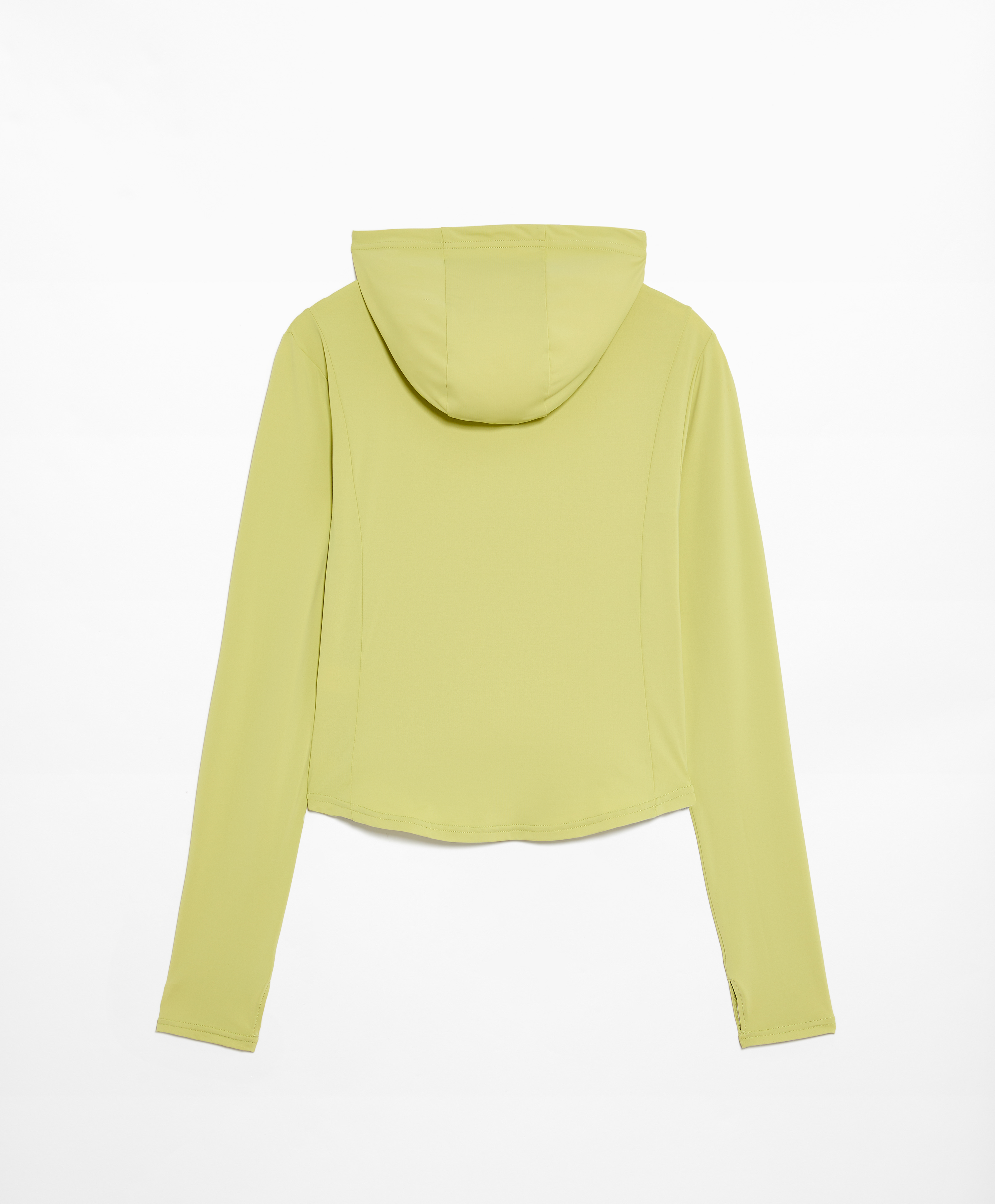 Cool touch hooded technical jacket