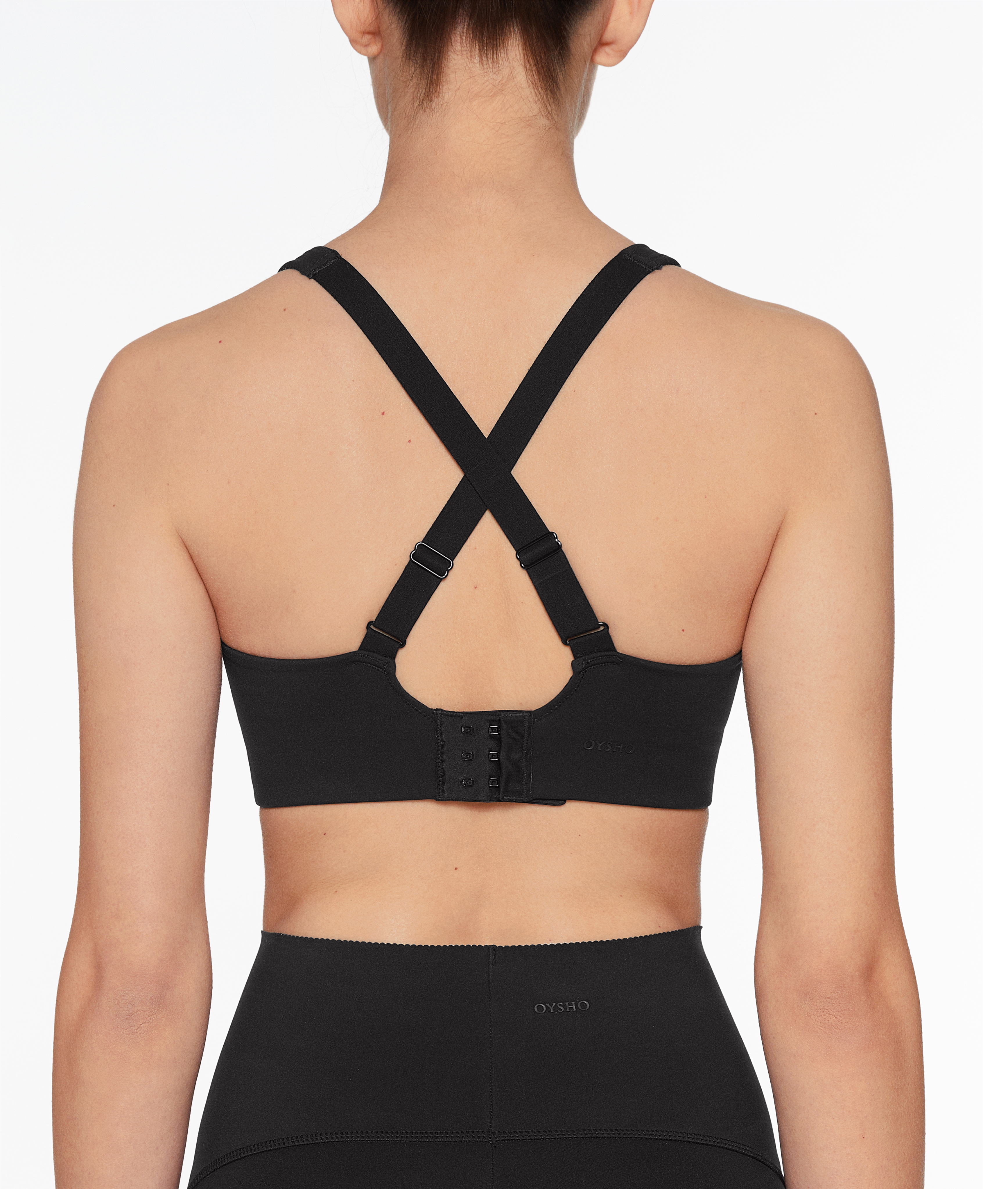 Firm support compressive sports bra