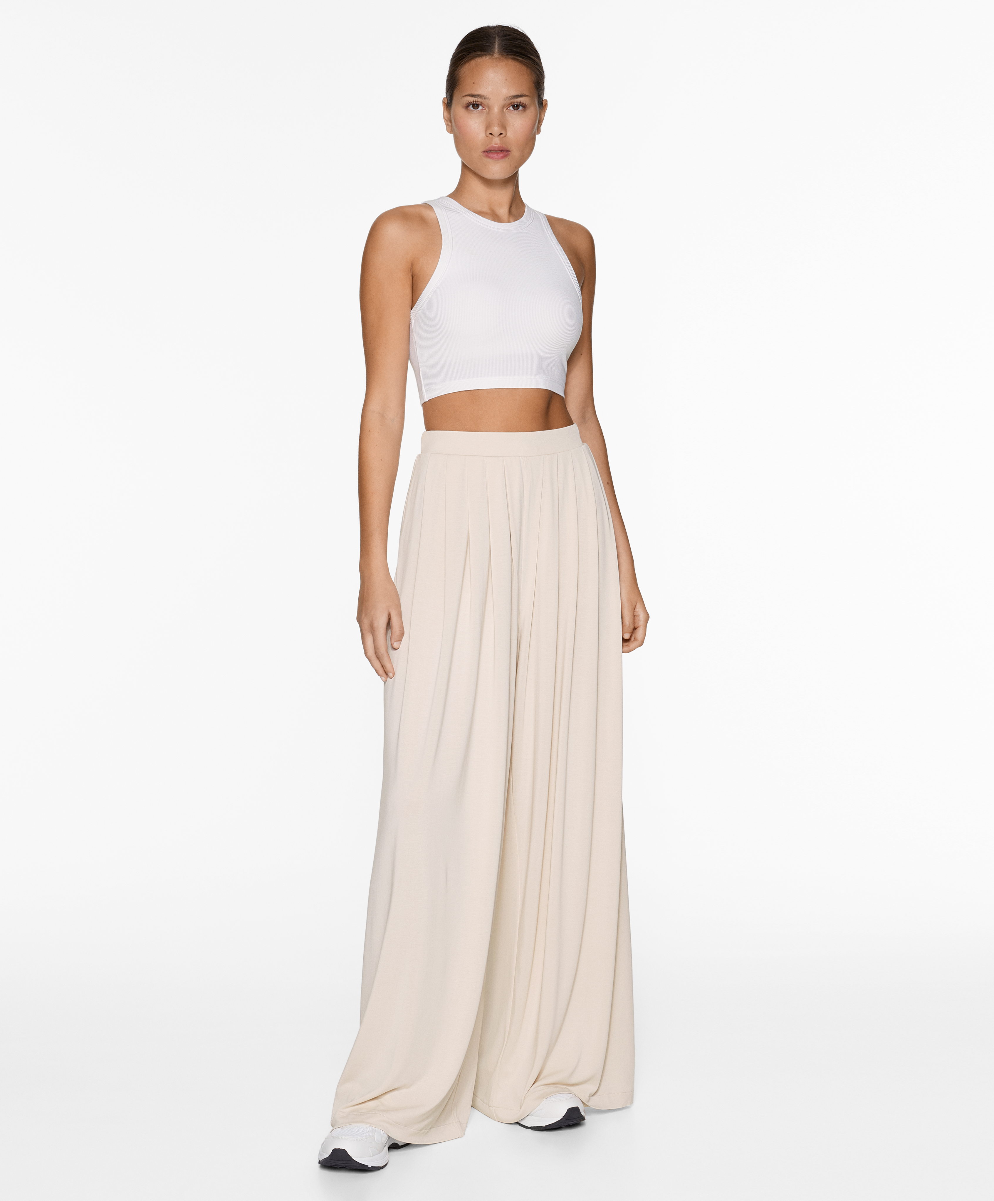 Extra-wide modal blend joggers