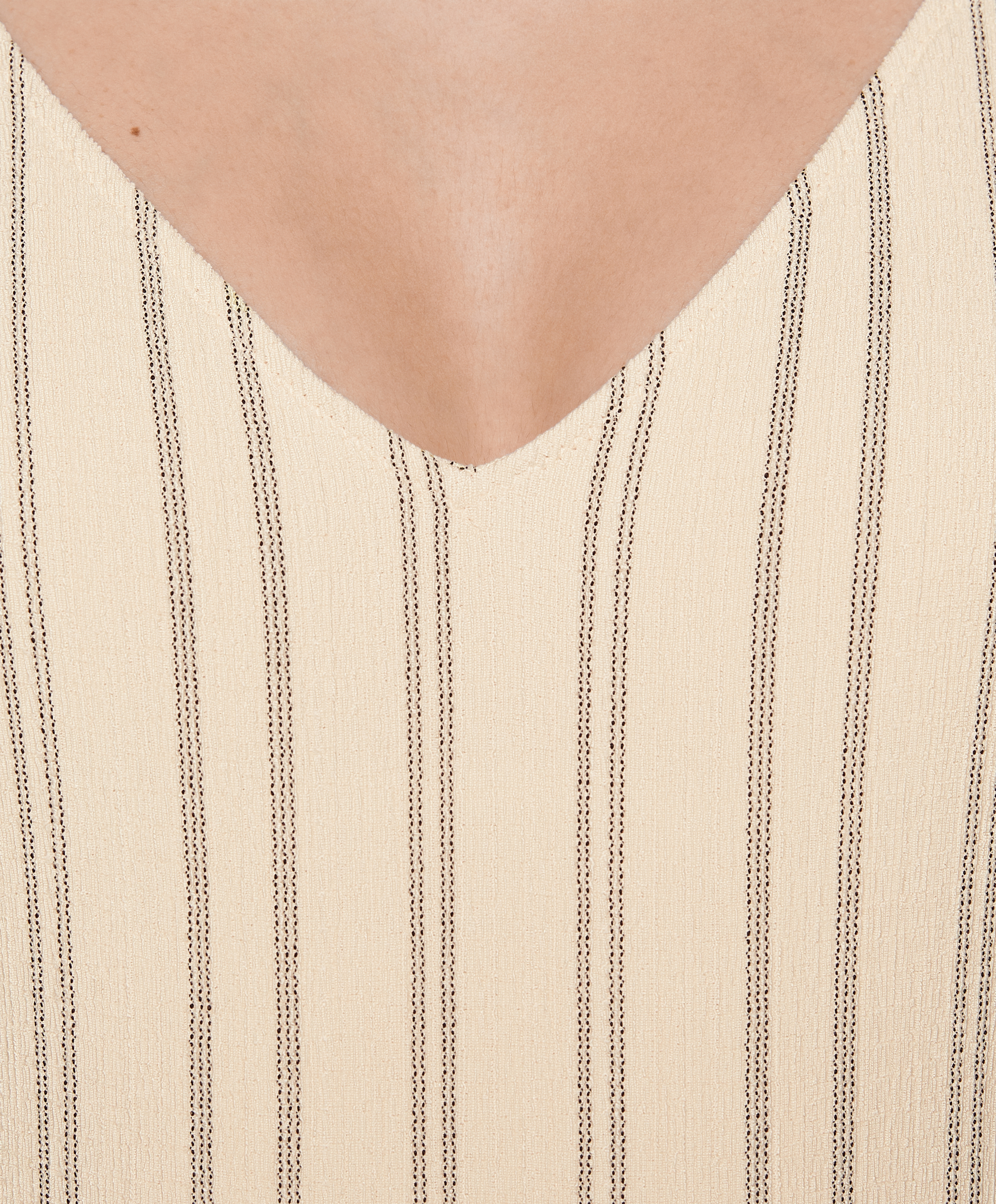 Rustic stripe triangle swimsuit