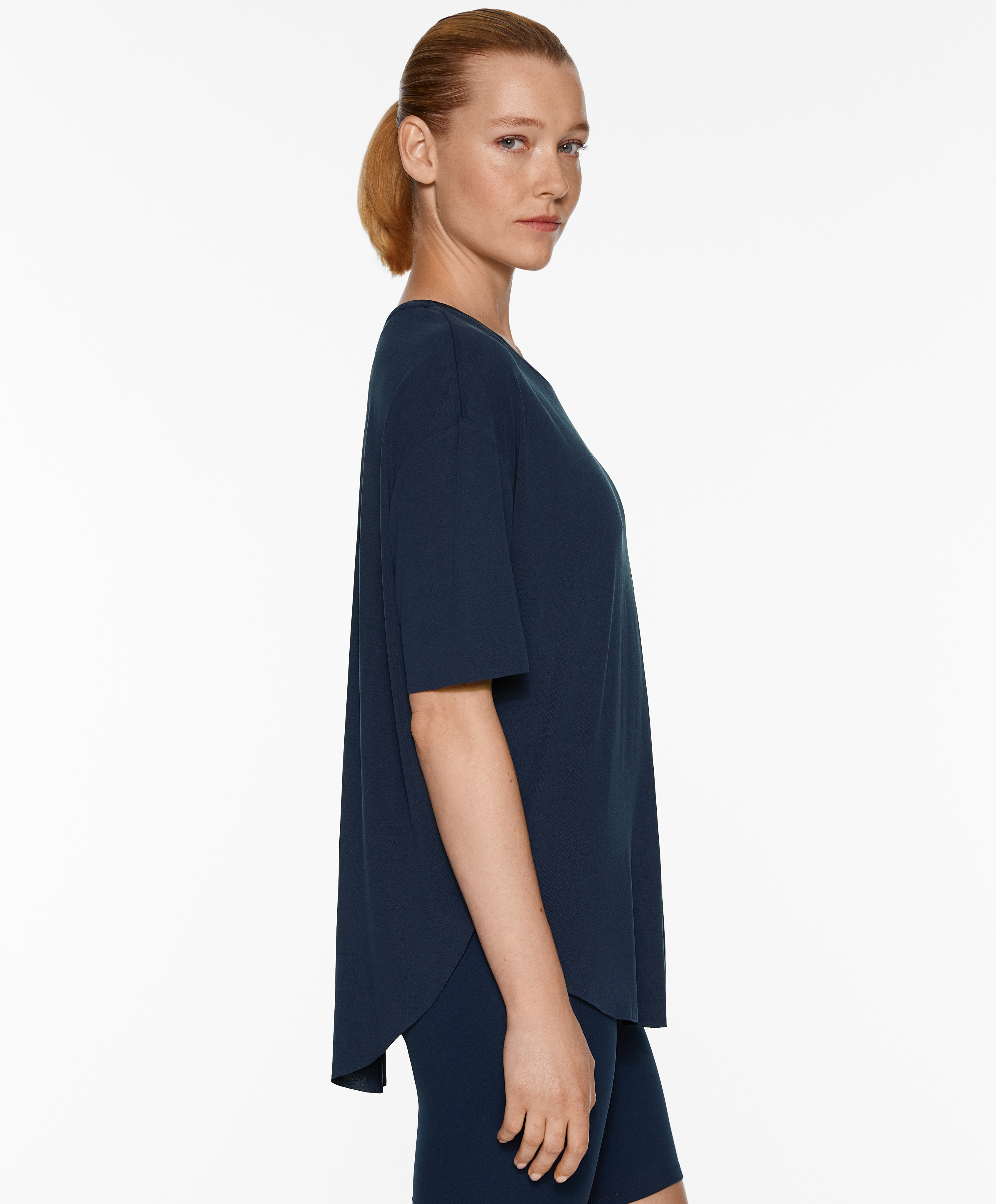 Modal blend short-sleeved T-shirt