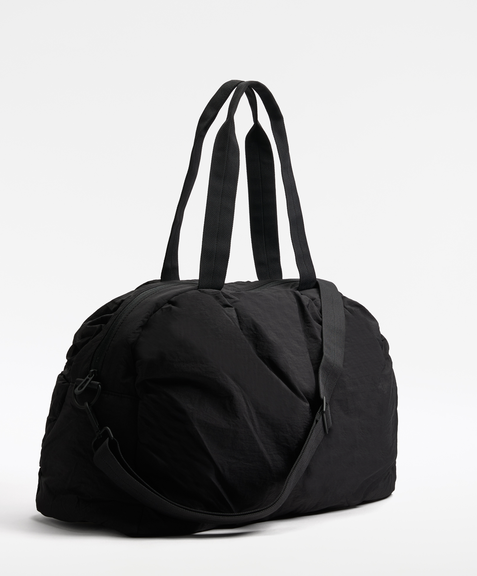 Ruched technical bag