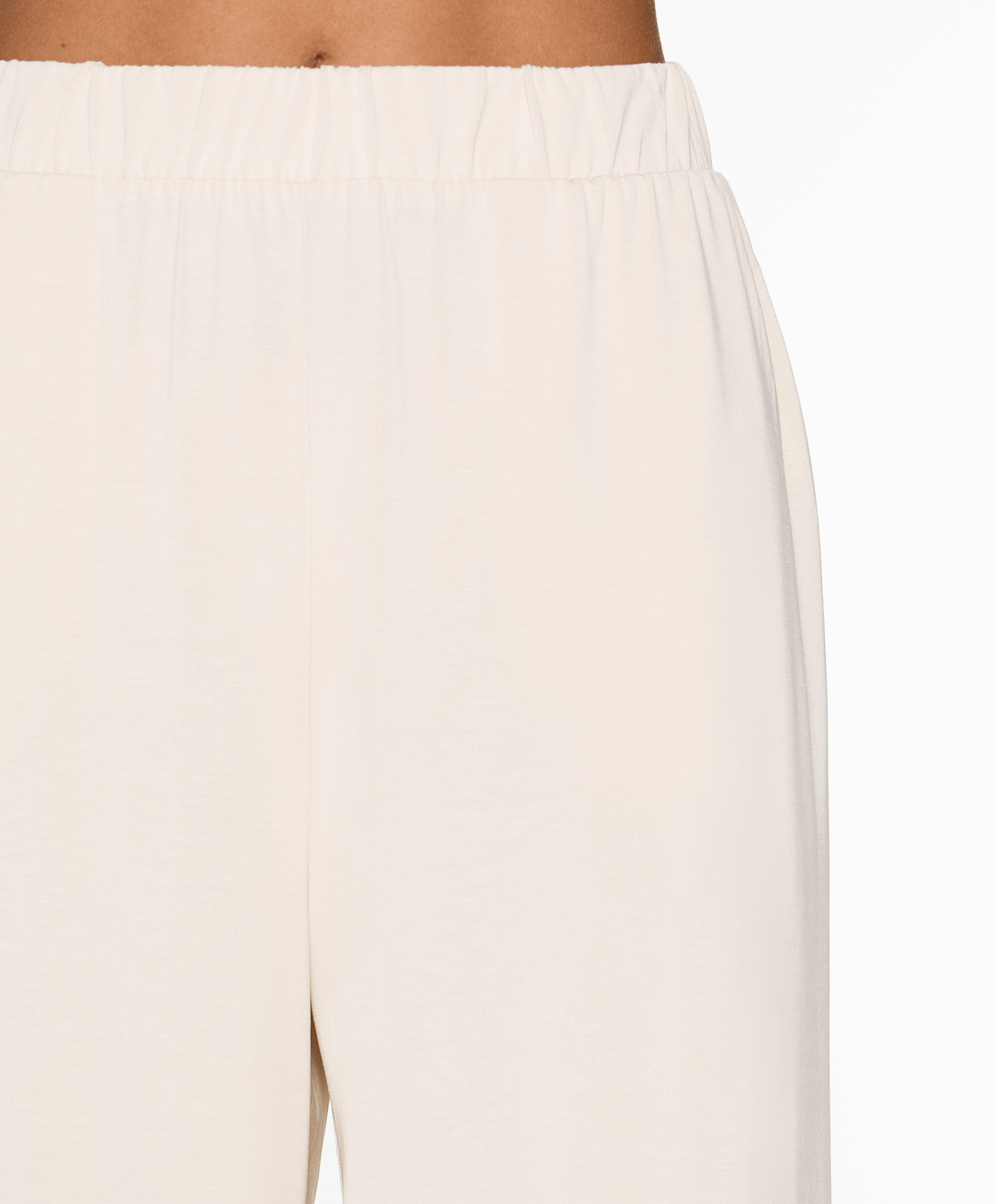 Modal blend crop trousers