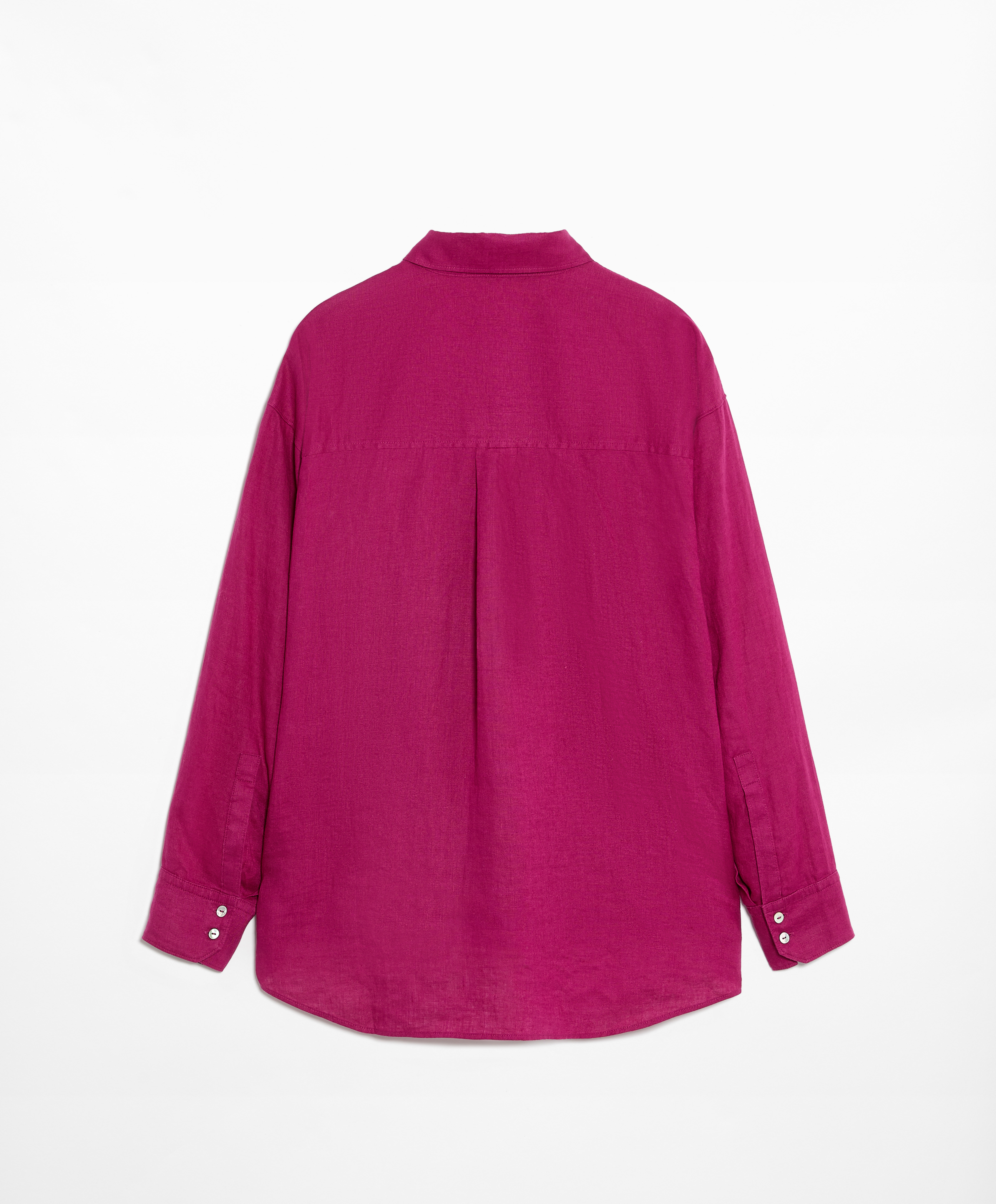 100% linen long-sleeved shirt