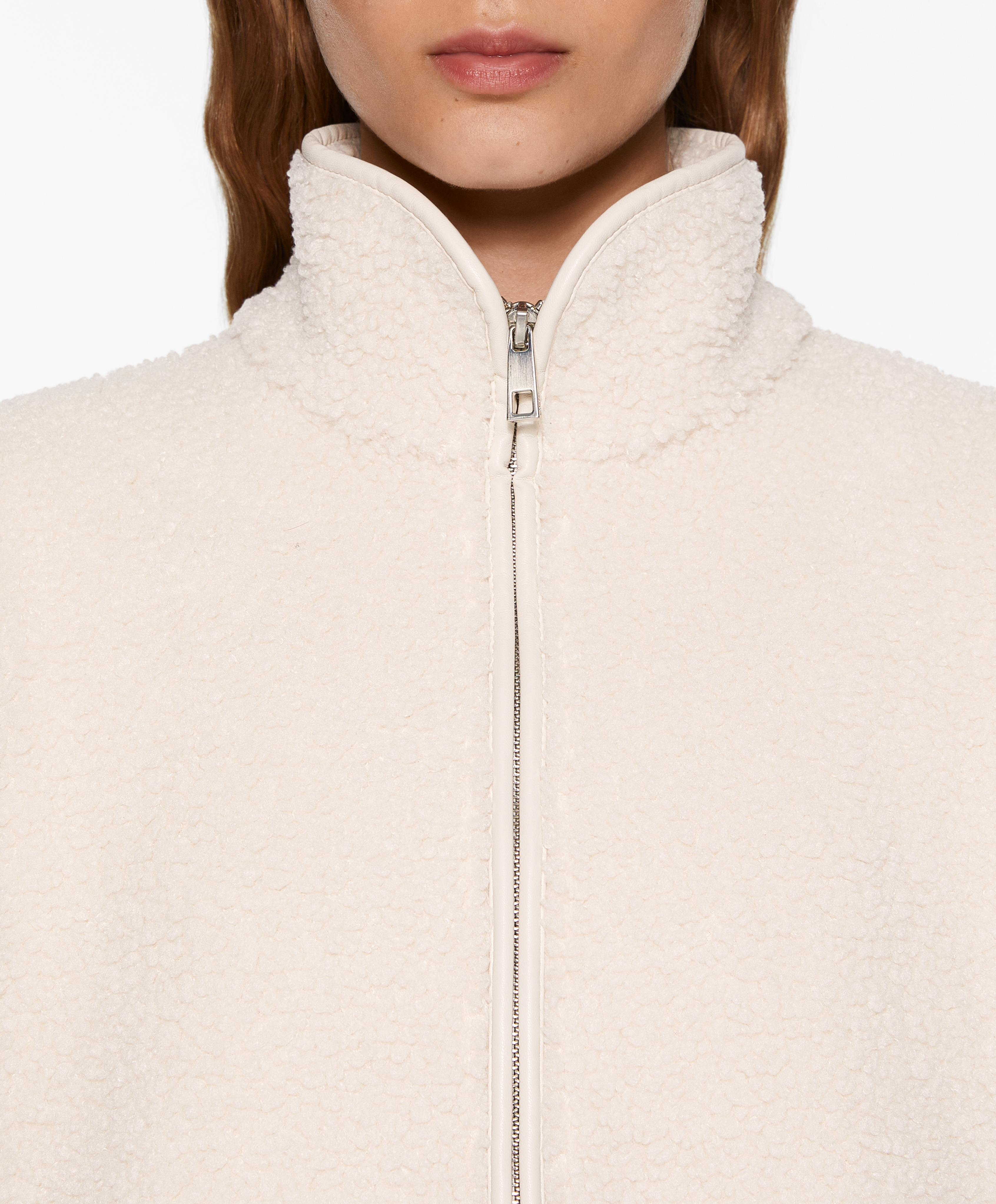 Faux-shearling jacket