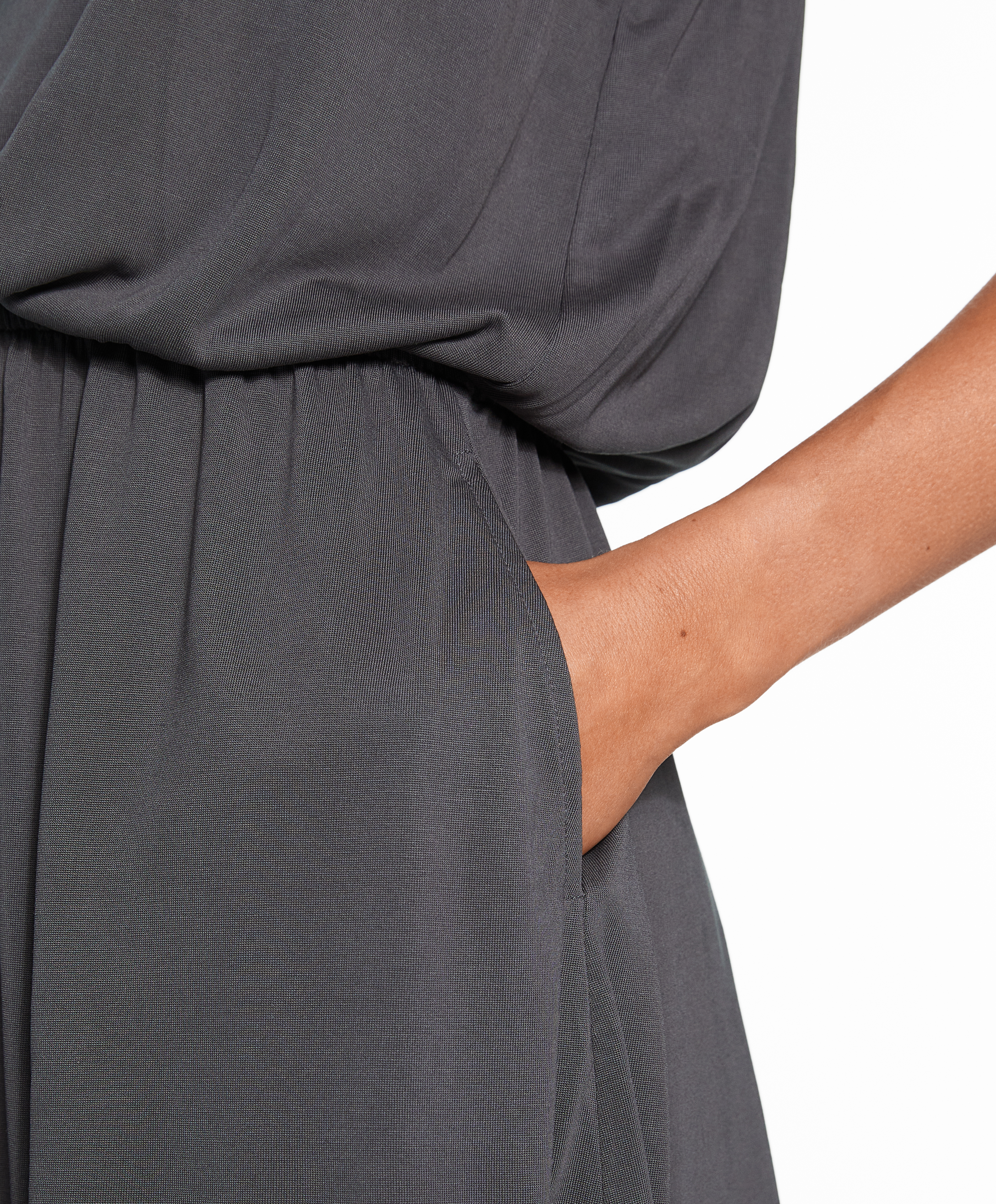 Short modal blend jumpsuit