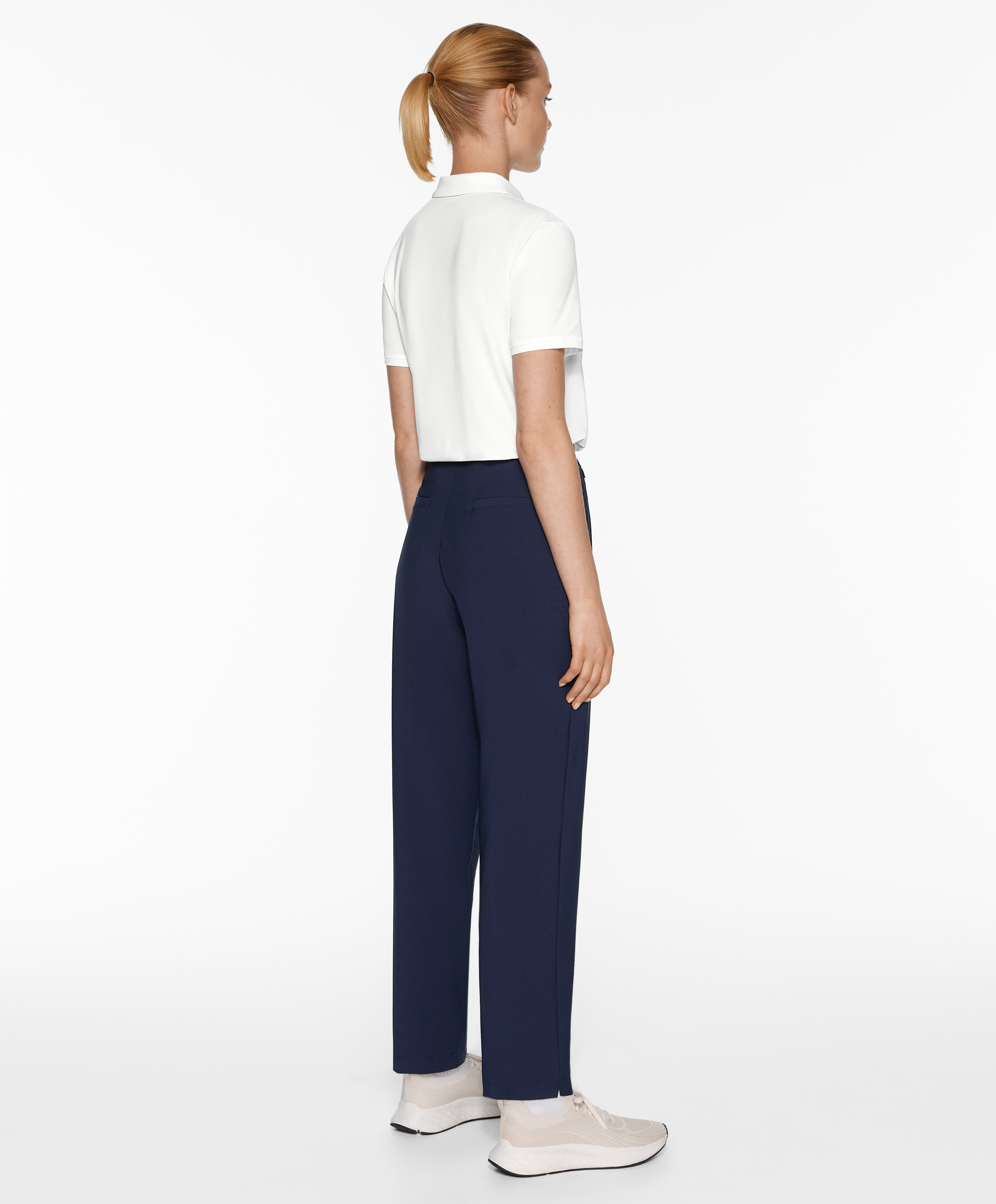 Straight-leg technical trousers