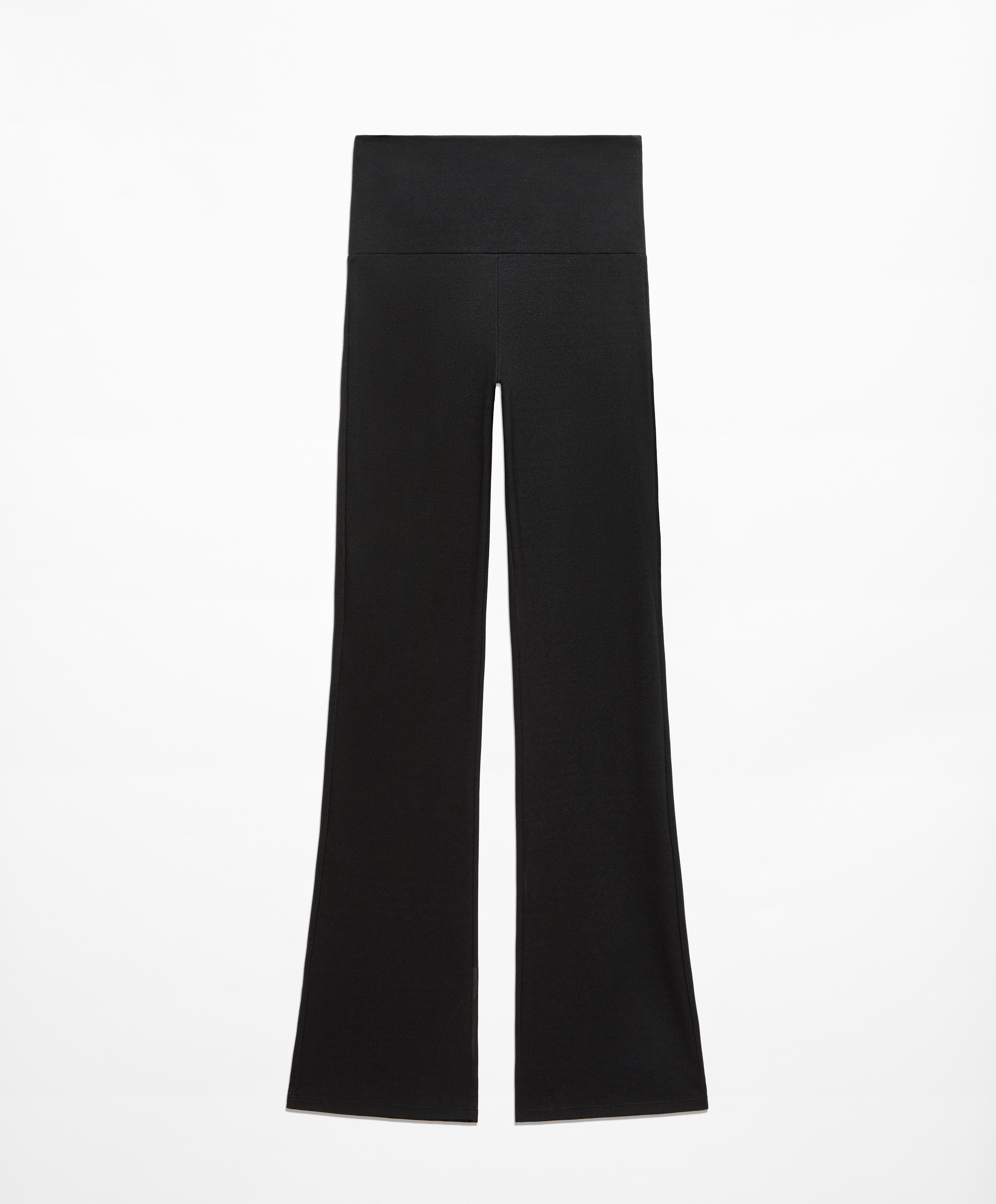 High-rise comfortlux flare trousers