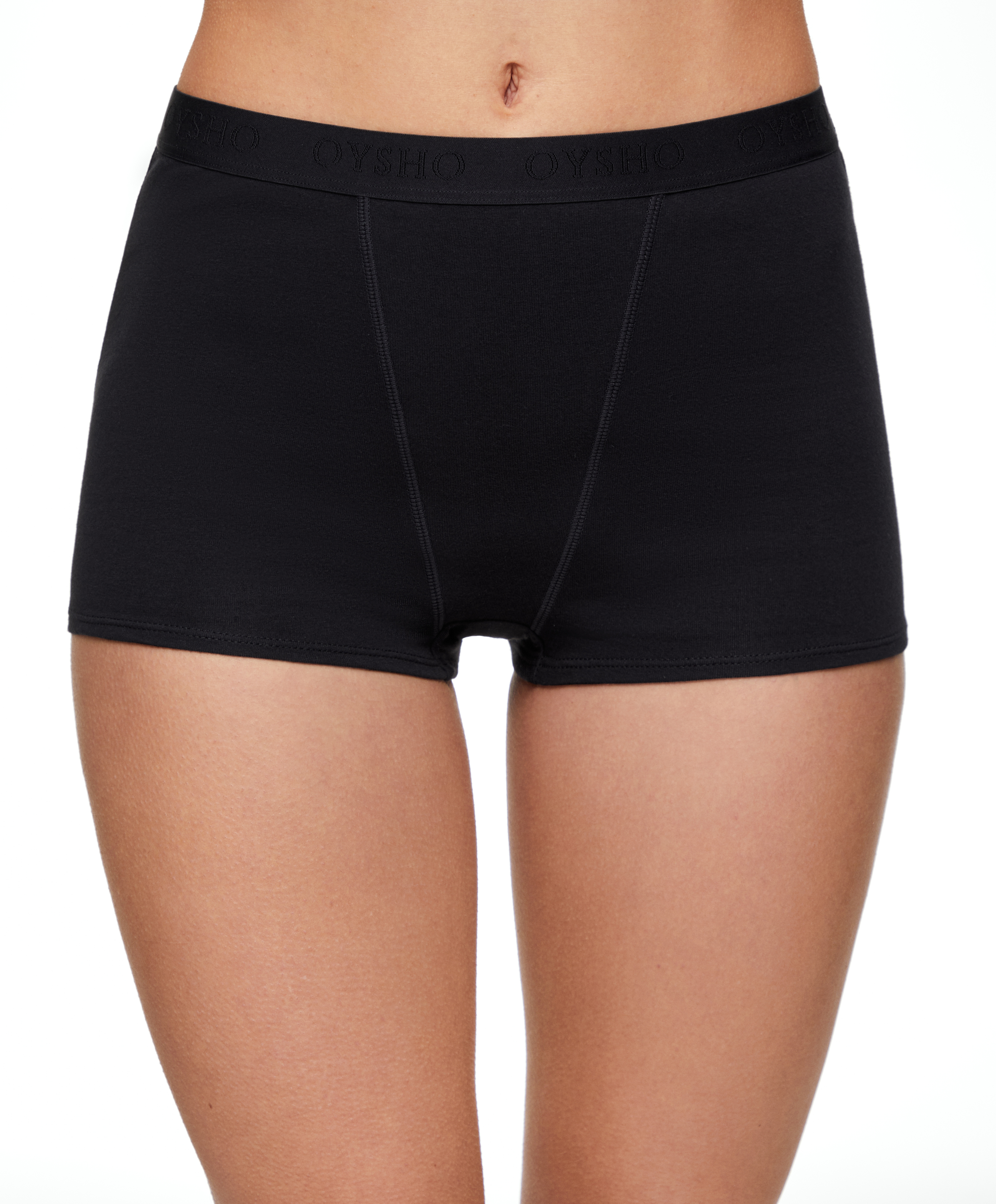 2 cotton blend boxers with logo