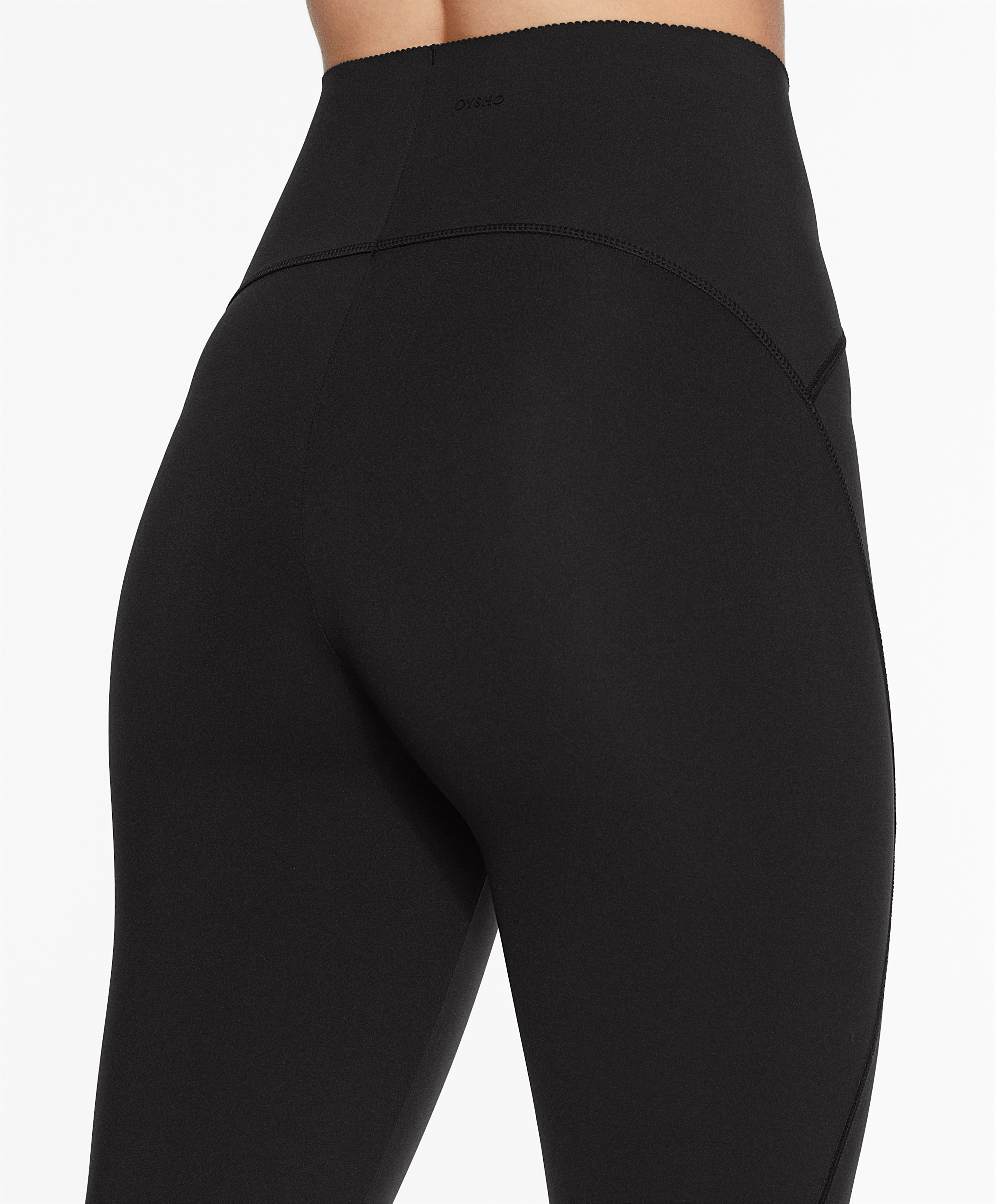 Basic compressive ankle-length leggings