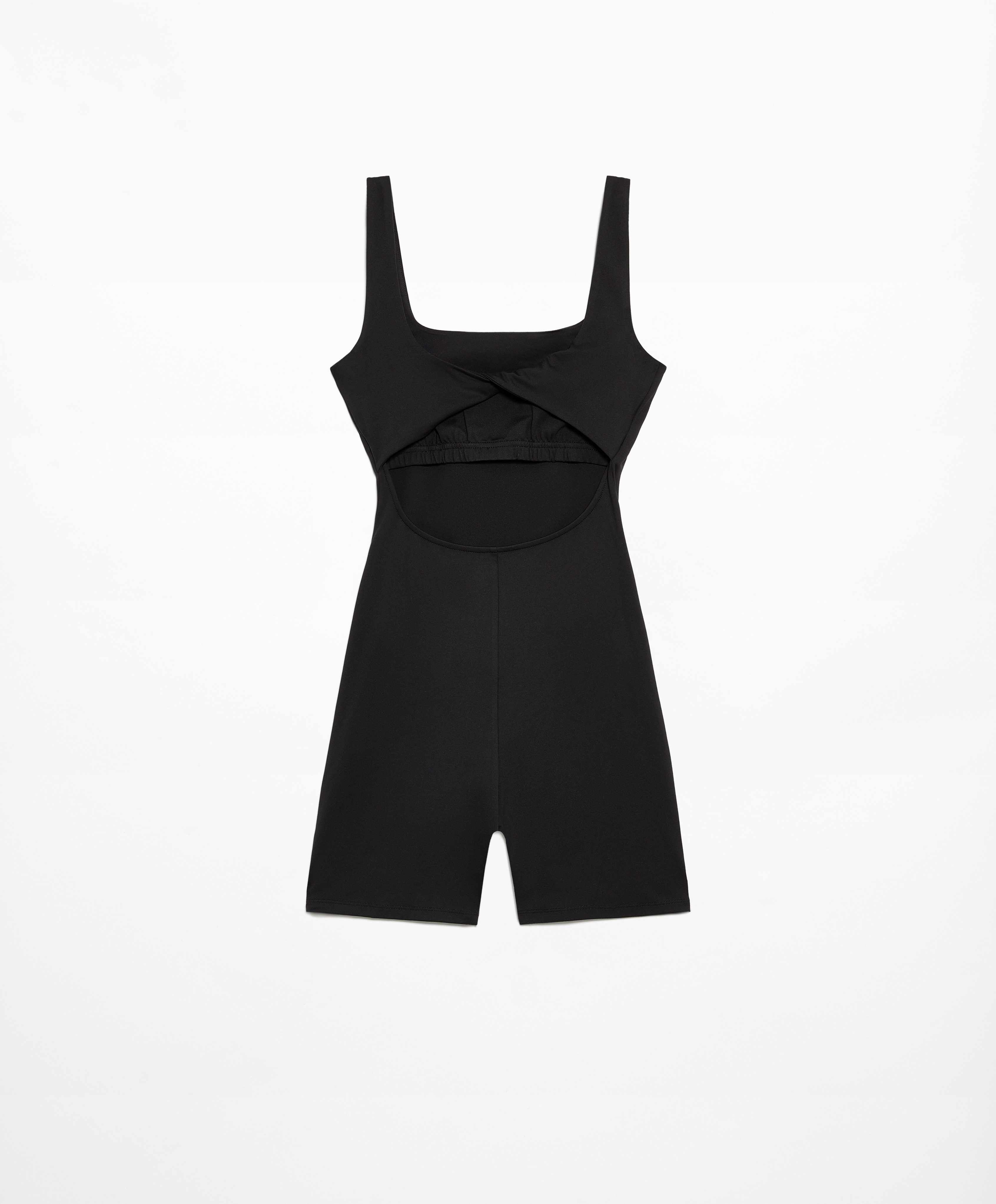 Comfortlux crossover back short jumpsuit