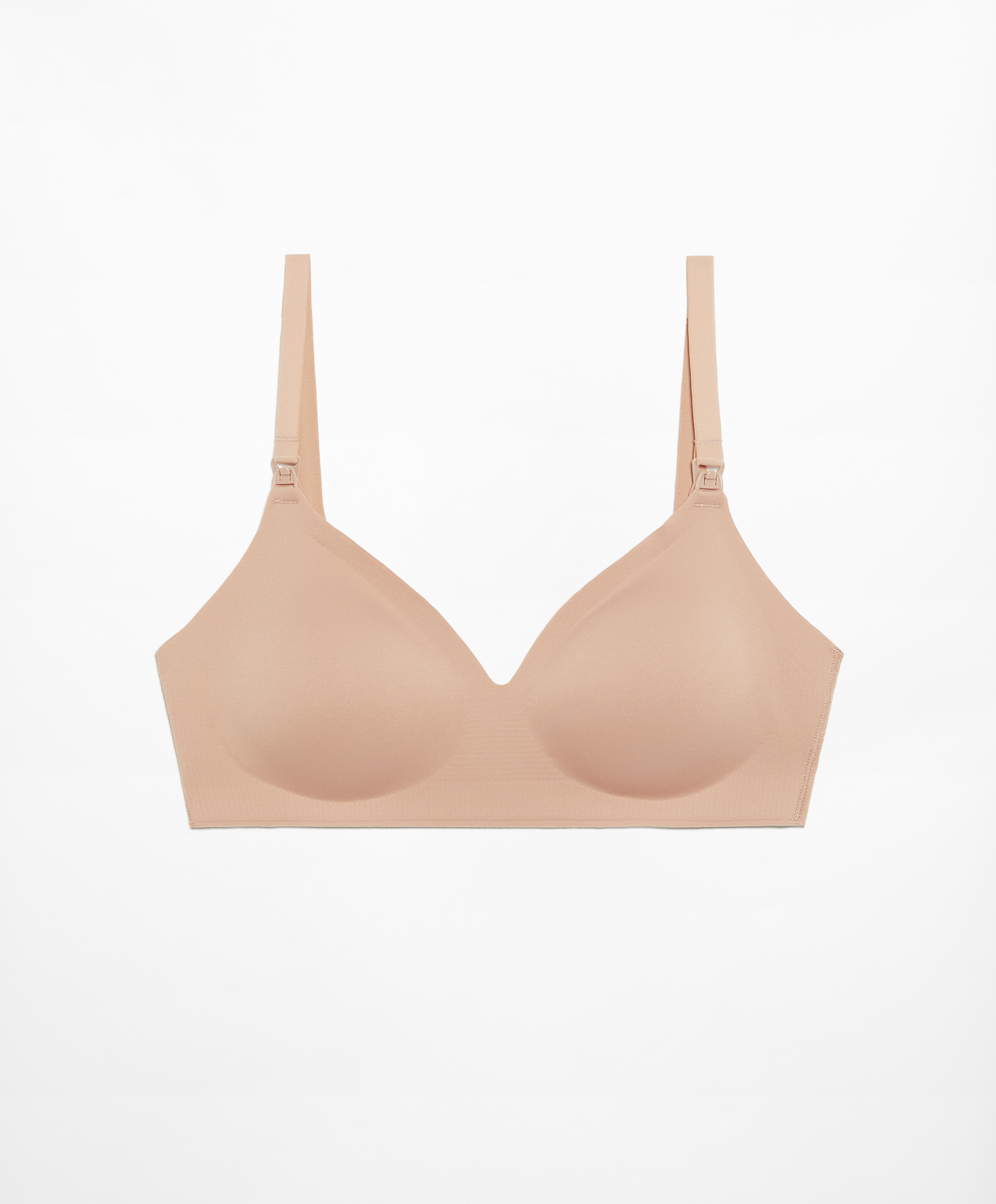 Invisible triangle nursing bra