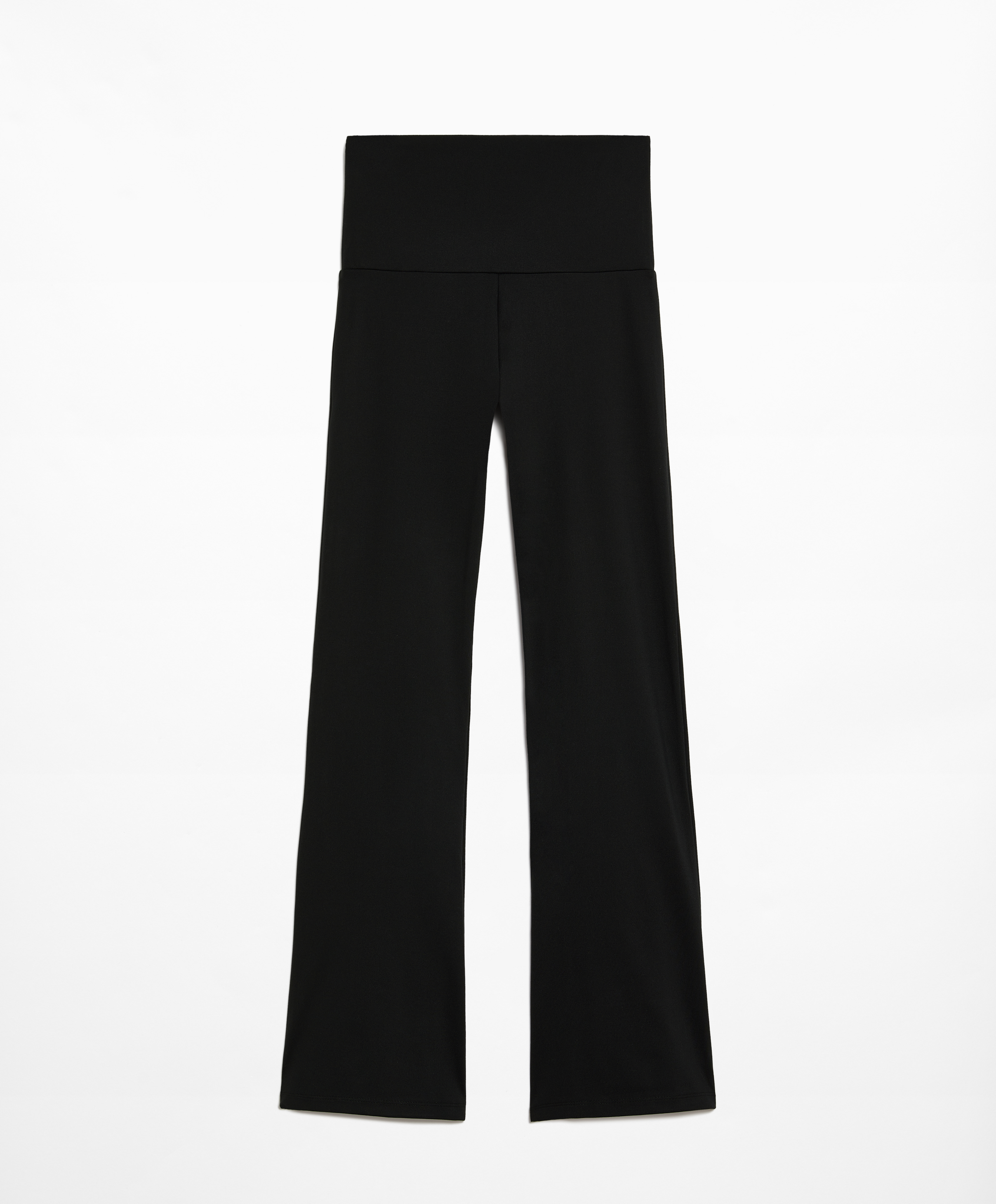 High-rise comfortlux flare trousers