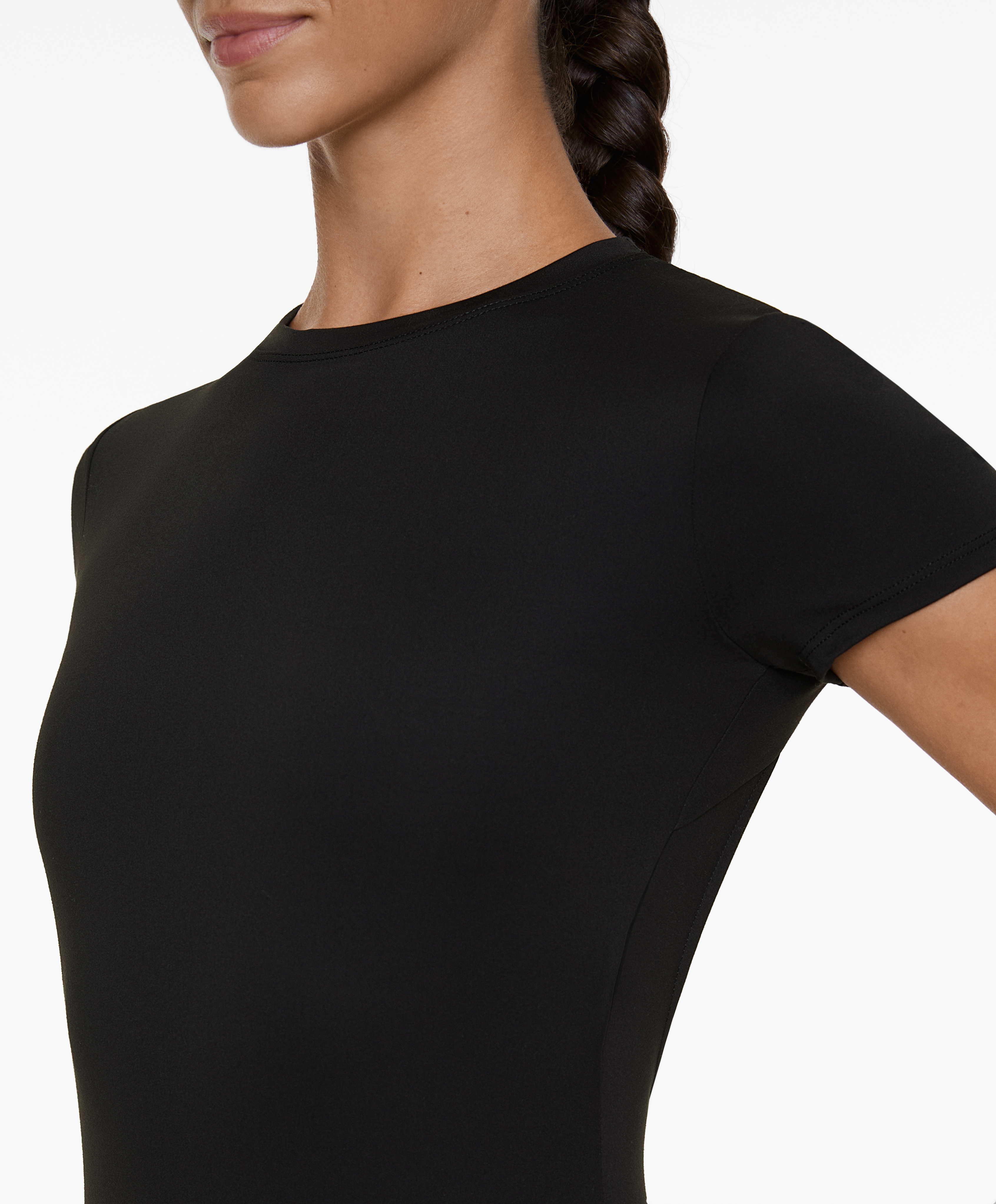 Open-back Comfortlux short jumpsuit