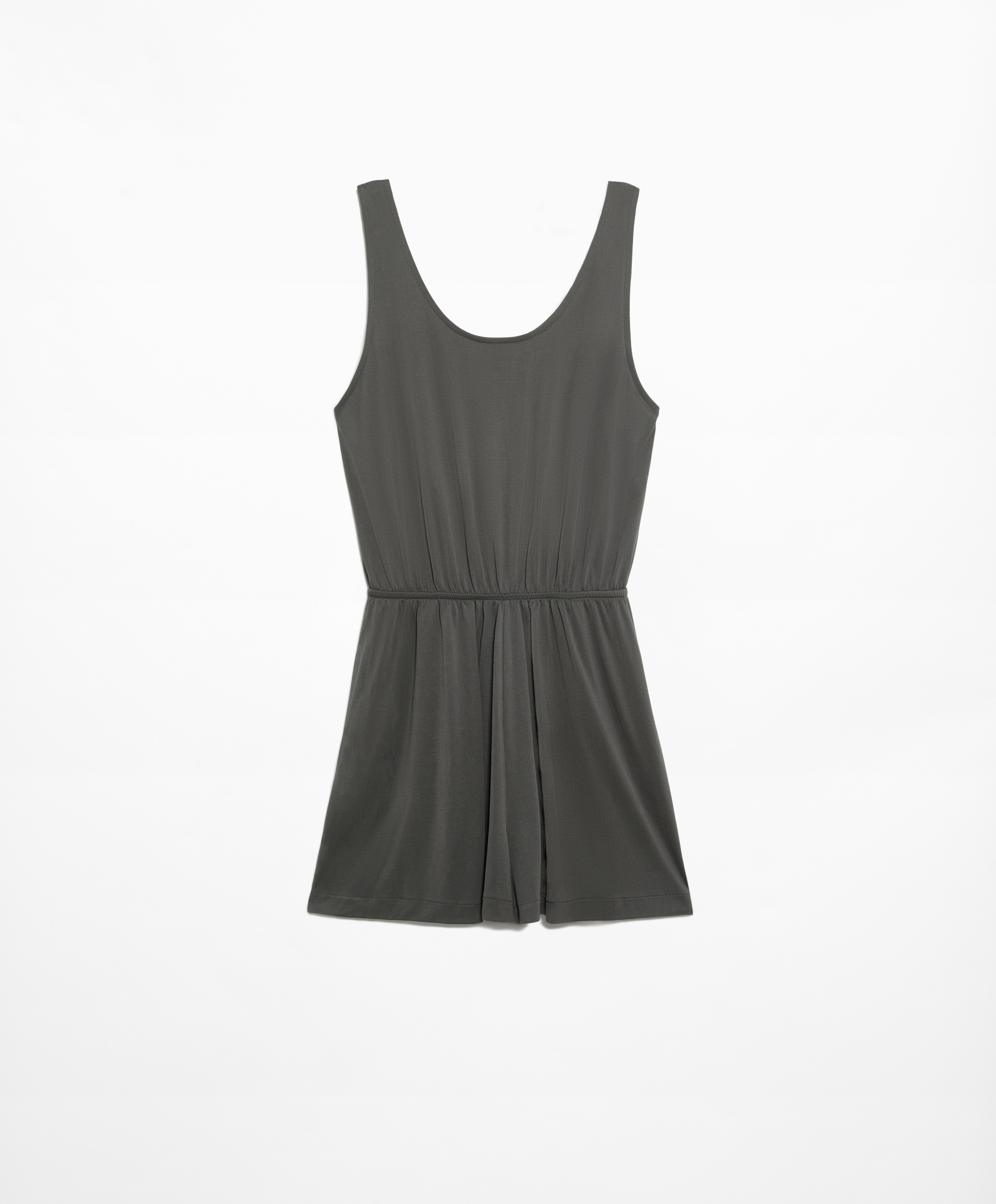 Short modal blend jumpsuit