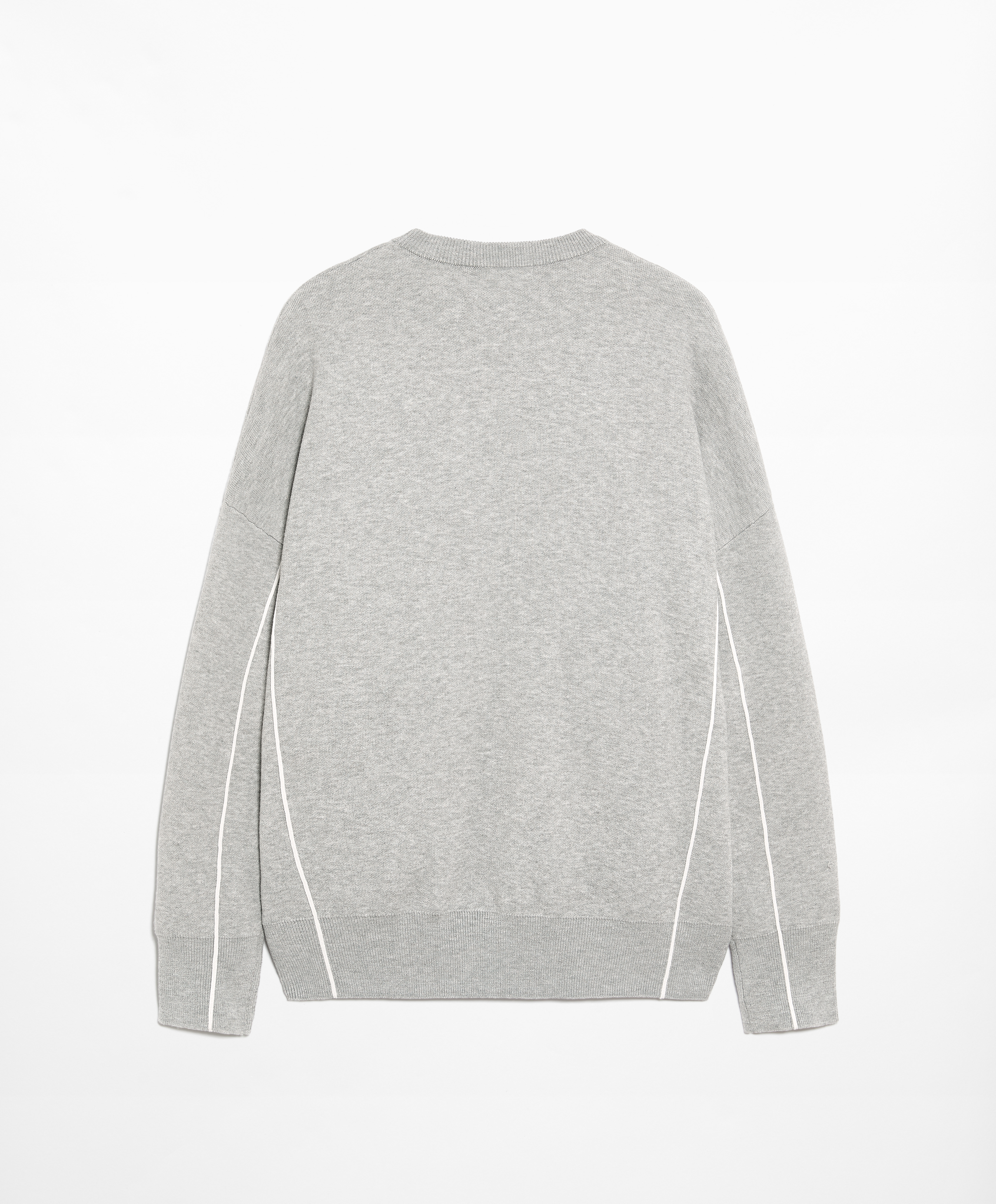 Side piping knit jumper