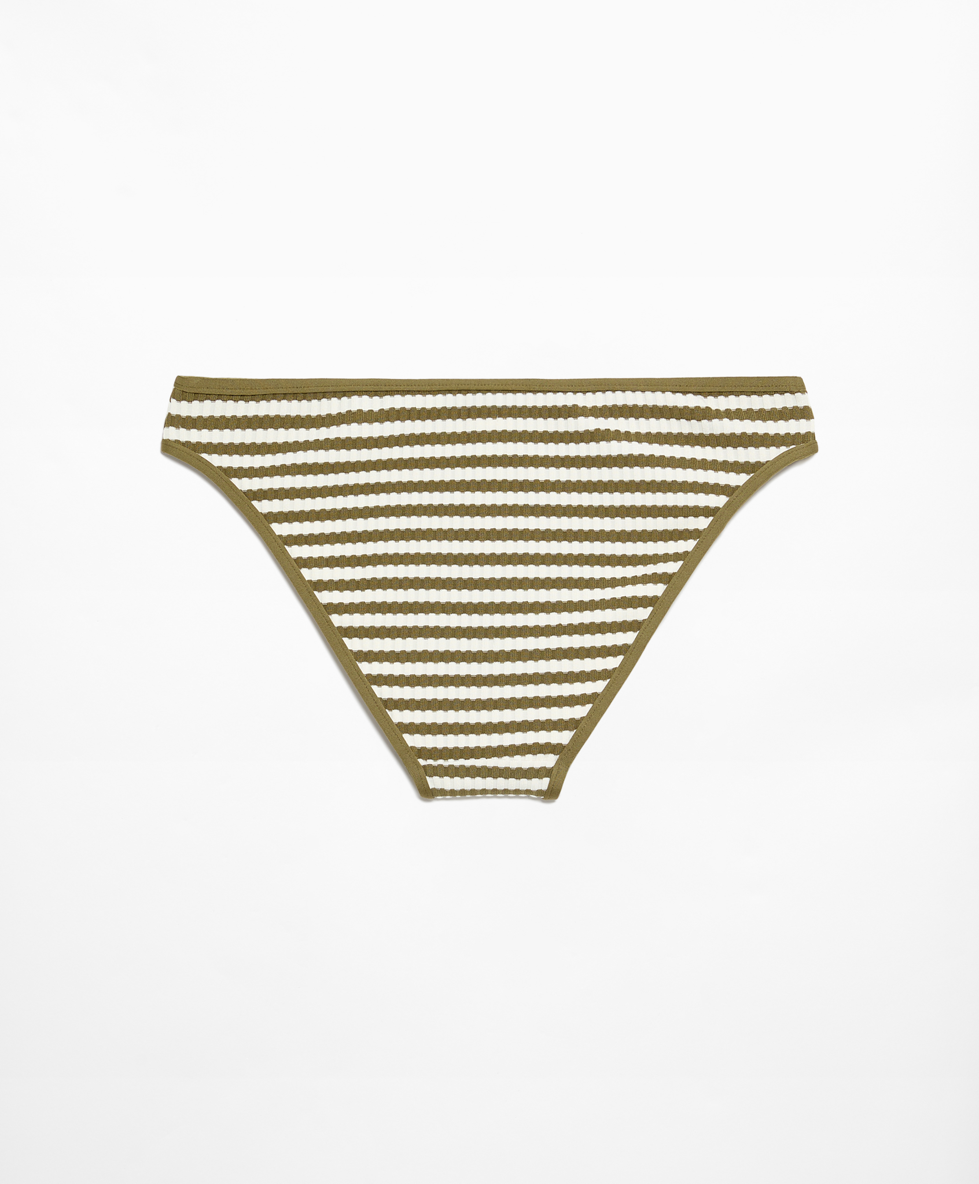 Textured stripe classic bikini briefs