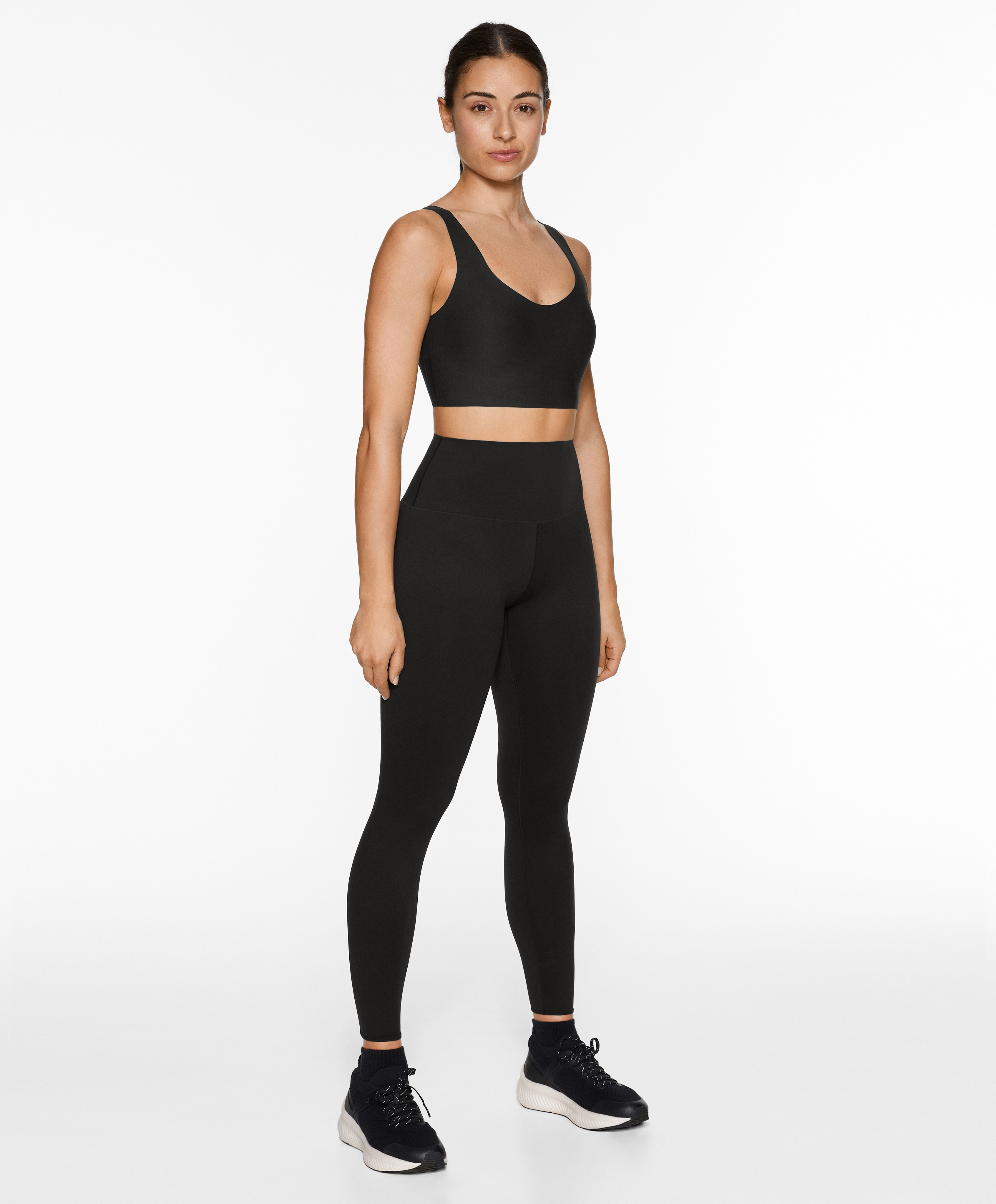 Perfect-adapt high-rise 65cm ankle-length leggings