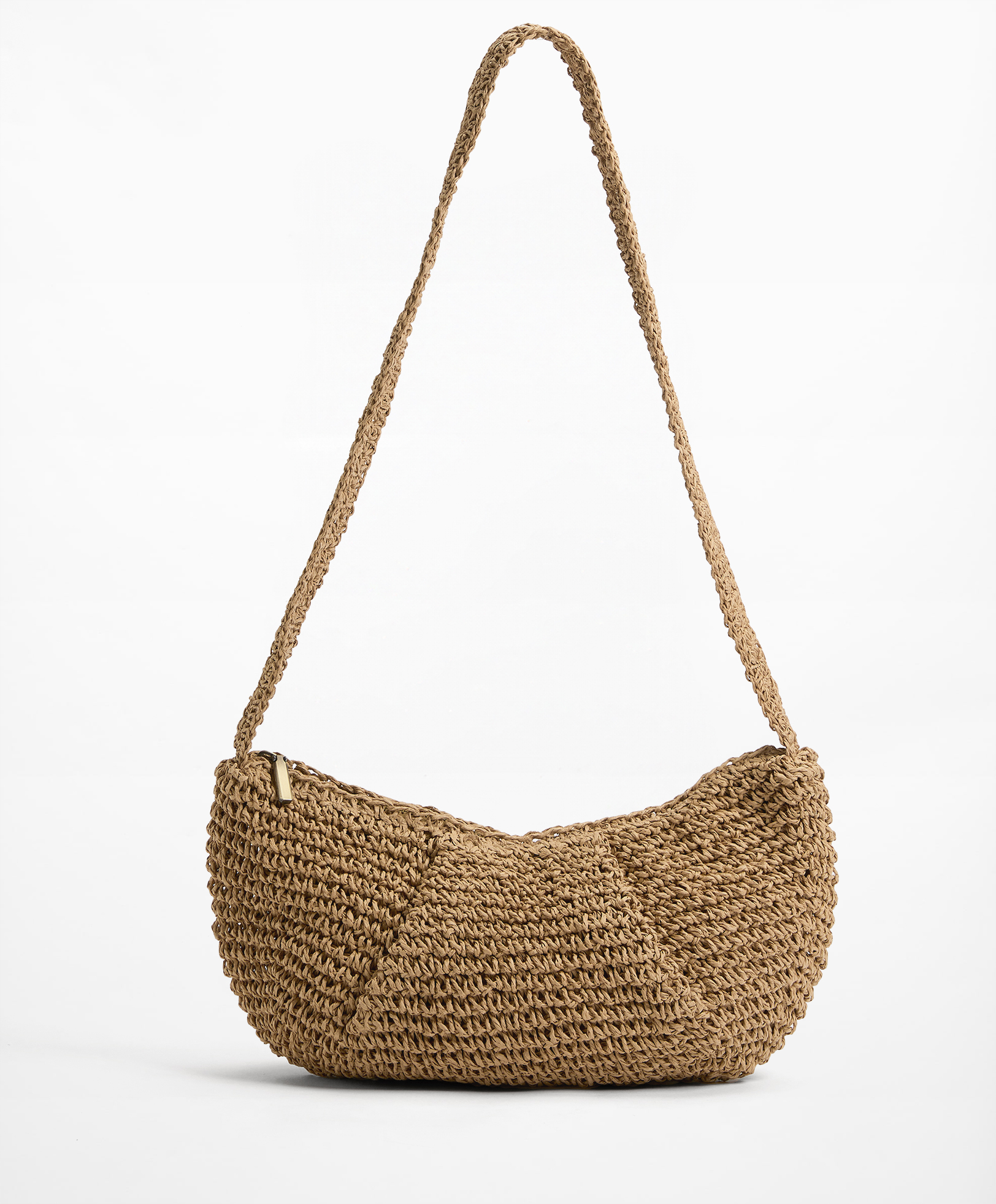 Mini crossbody bag with openwork