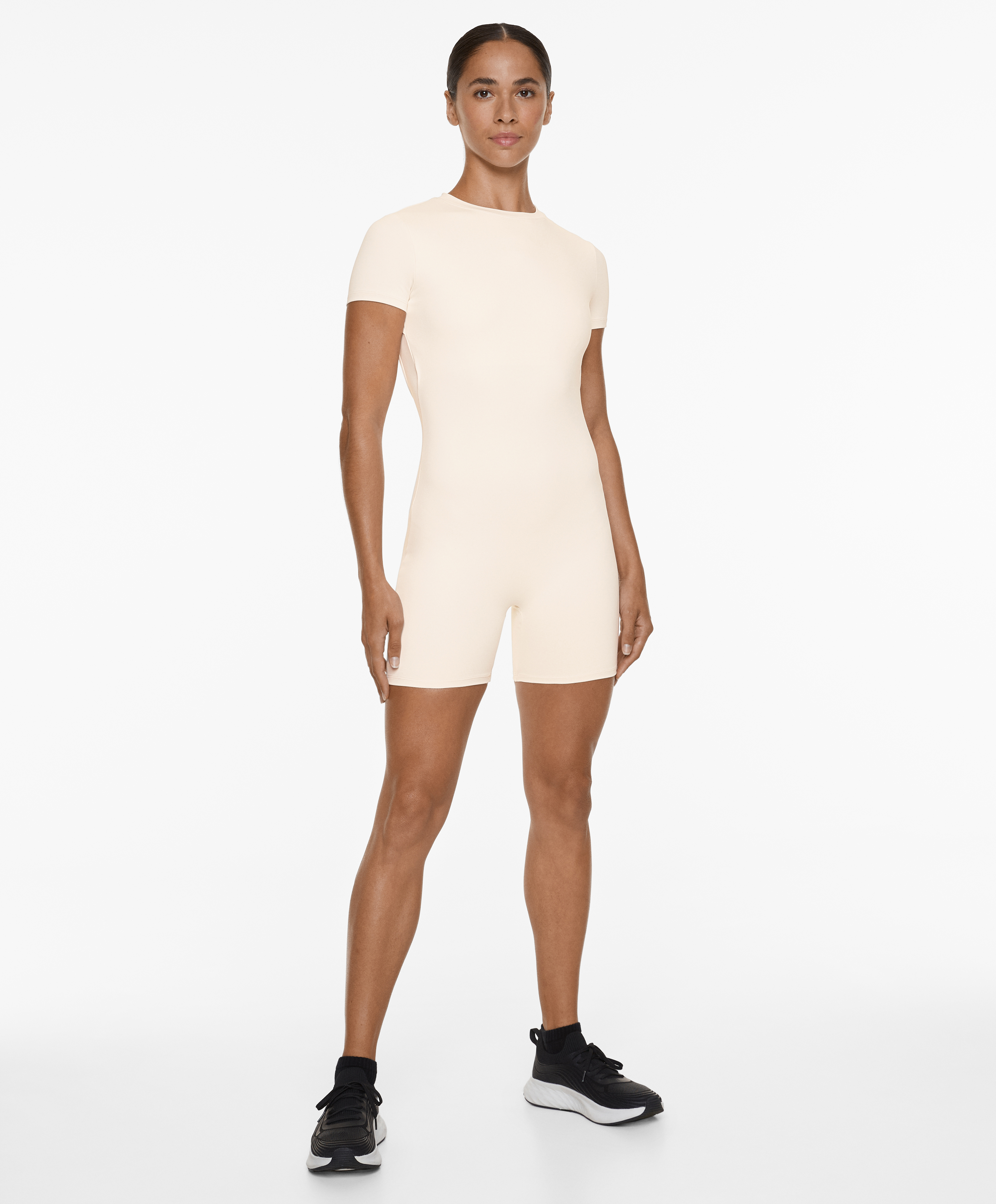 Open-back Comfortlux short jumpsuit