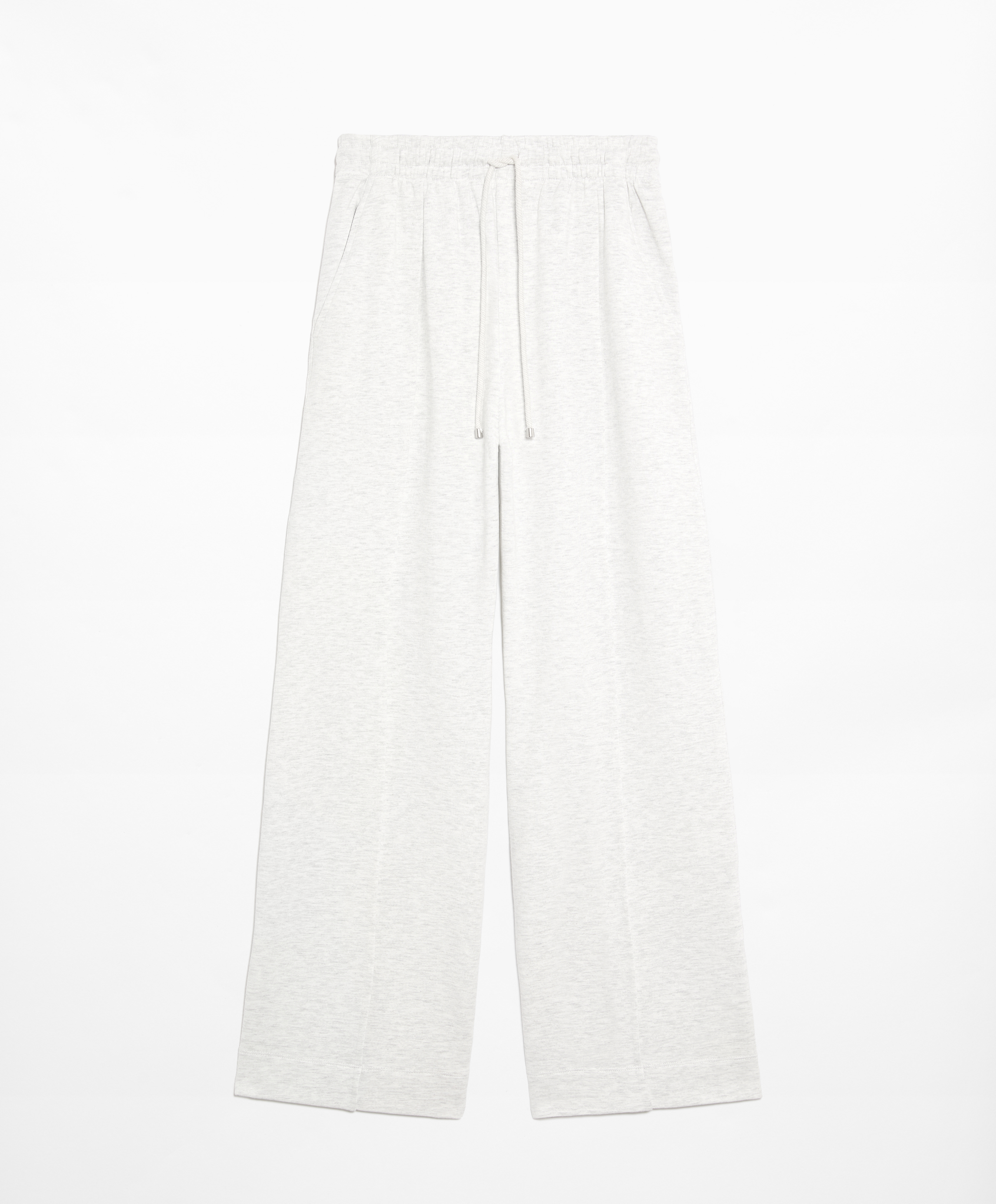 Relaxed straight-leg trousers with cotton and modal