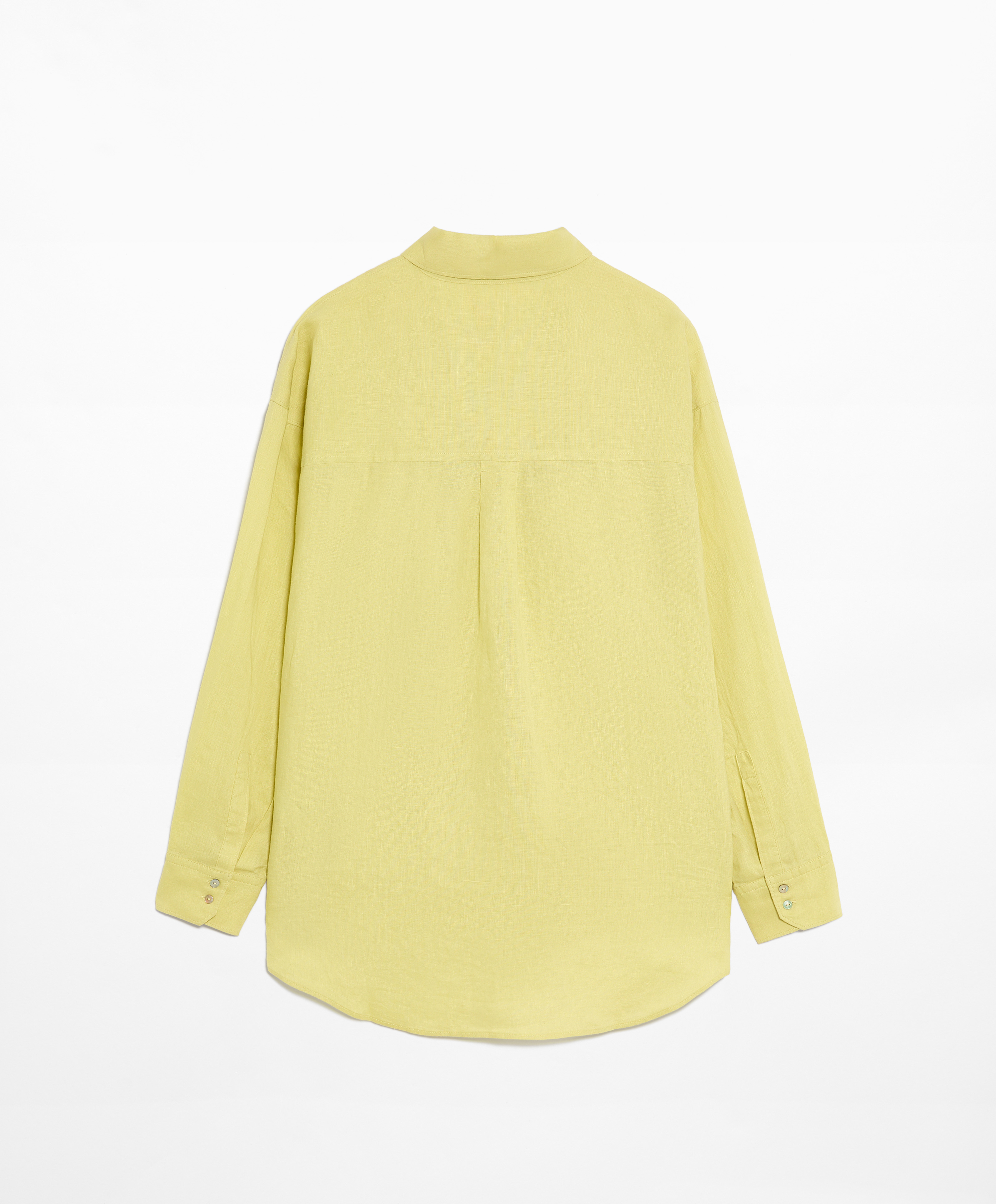 100% linen long-sleeved shirt