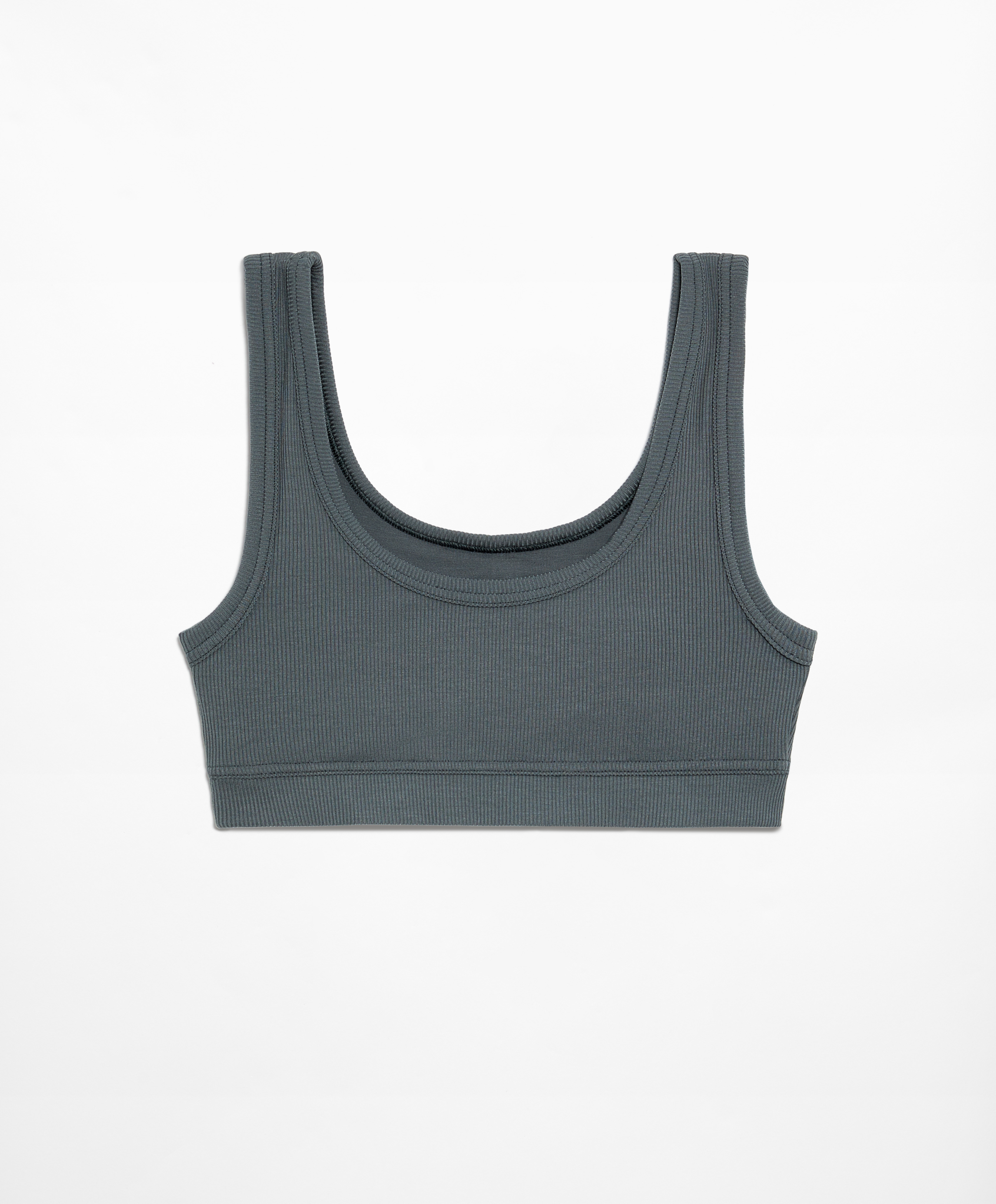 Rib bra top with modal